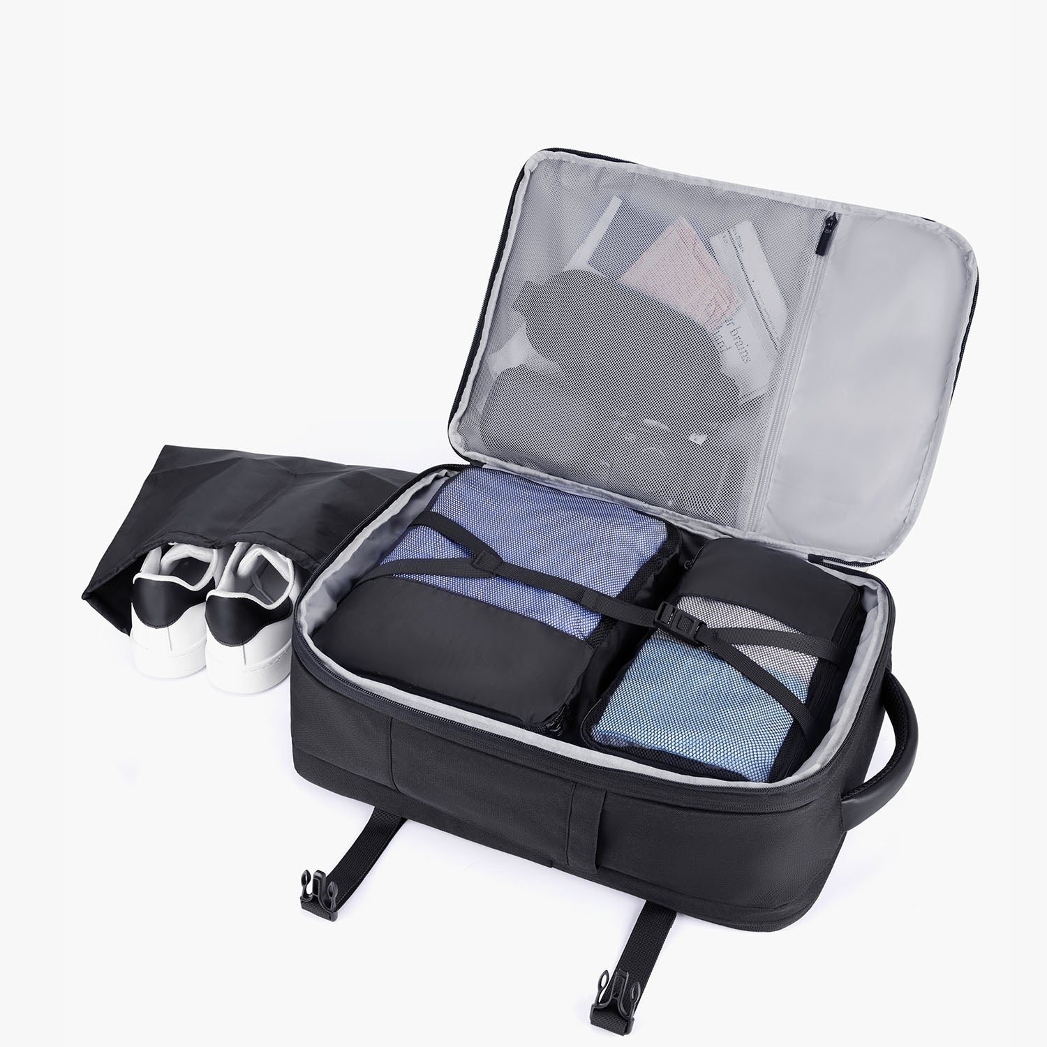 Falco 40L – erweiterbarer, flugtauglicher Handgepäck-Reiserucksack - Image 27