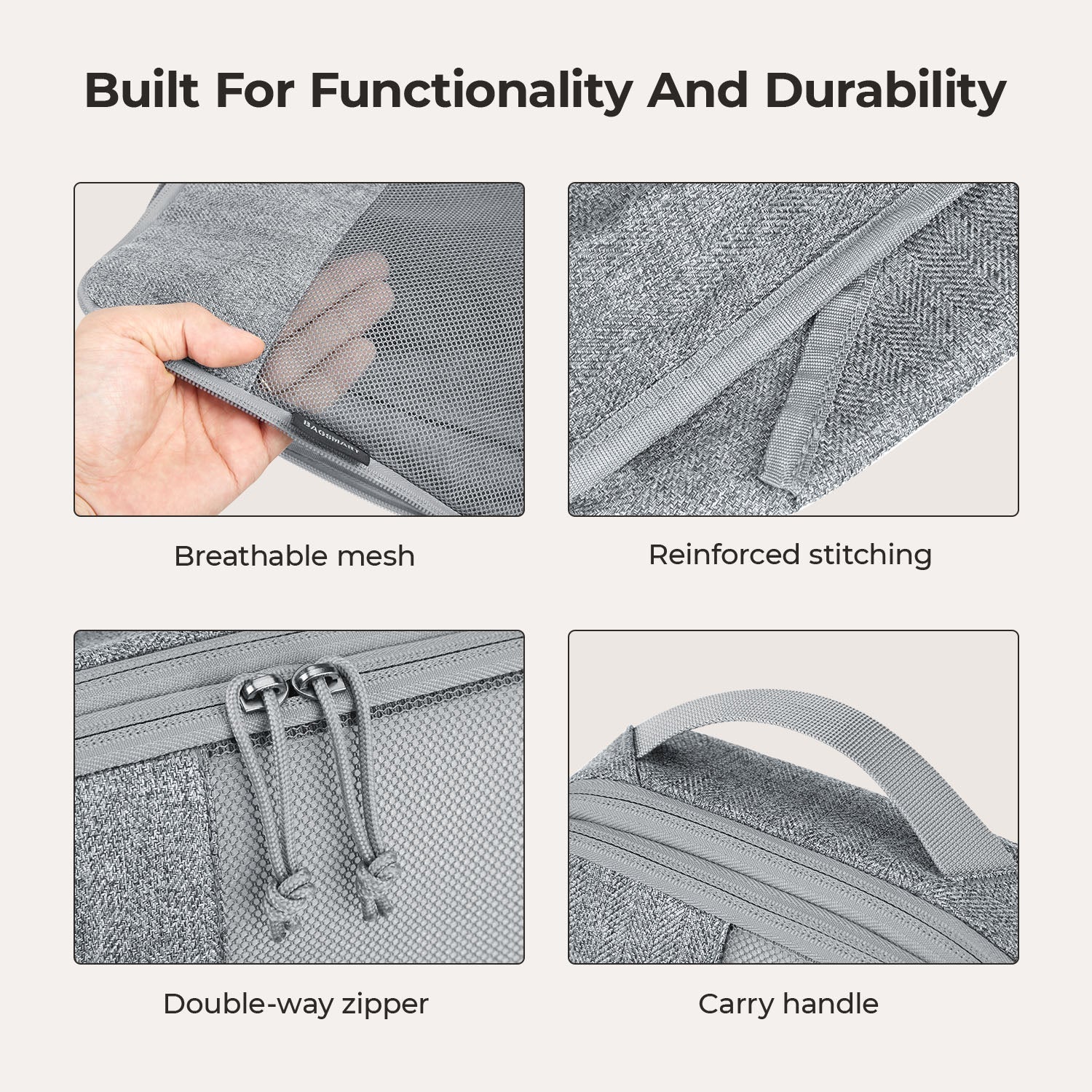 6PCS Compression Travel Packing Cubes for Suitcases - Image 26