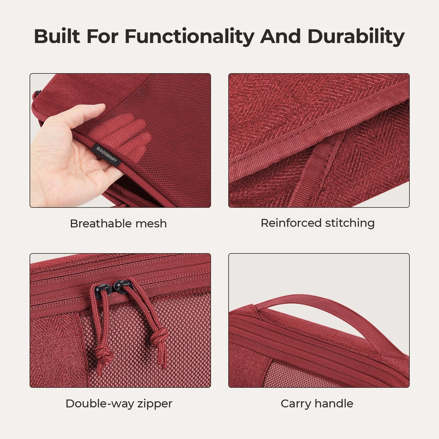 6PCS Compression Travel Packing Cubes for Suitcases - Image 36