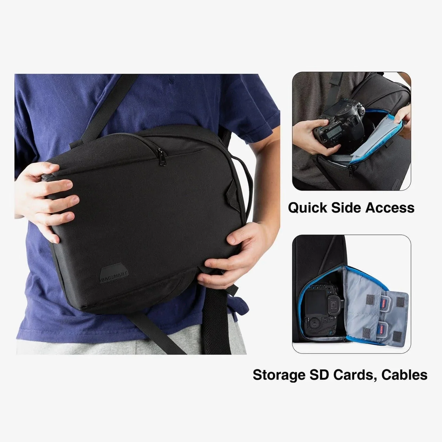 Anti-Theft Waterproof Camera Case Laptop Bag - Image 12
