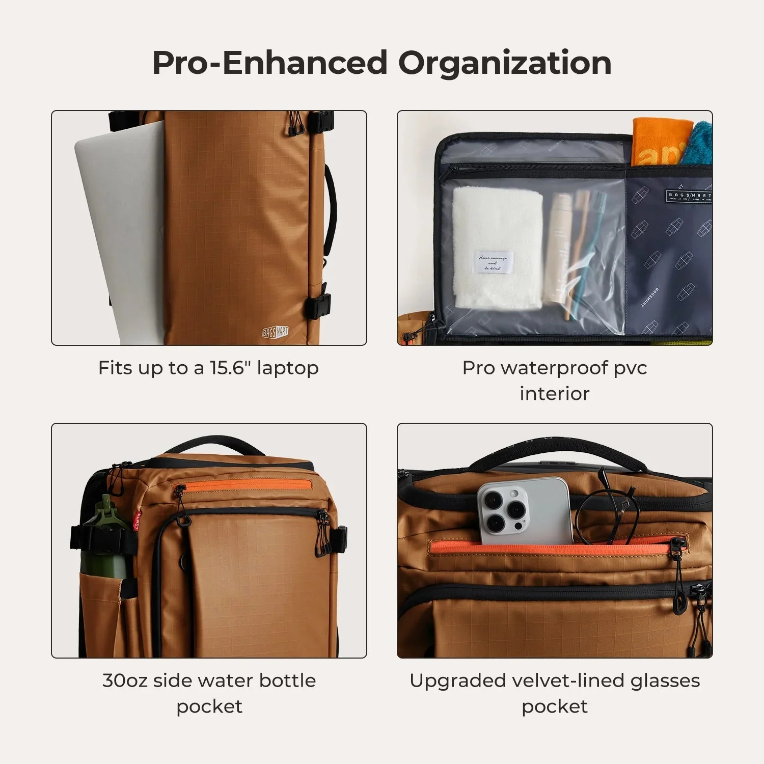 Blast Pro 43L Rucksack mit Rollen aus TPU - Image 25