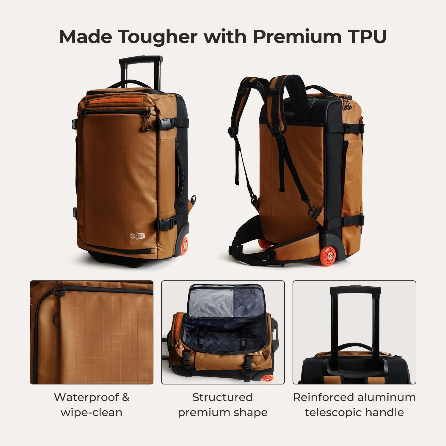 Blast Pro 43L Rucksack mit Rollen aus TPU - Image 26