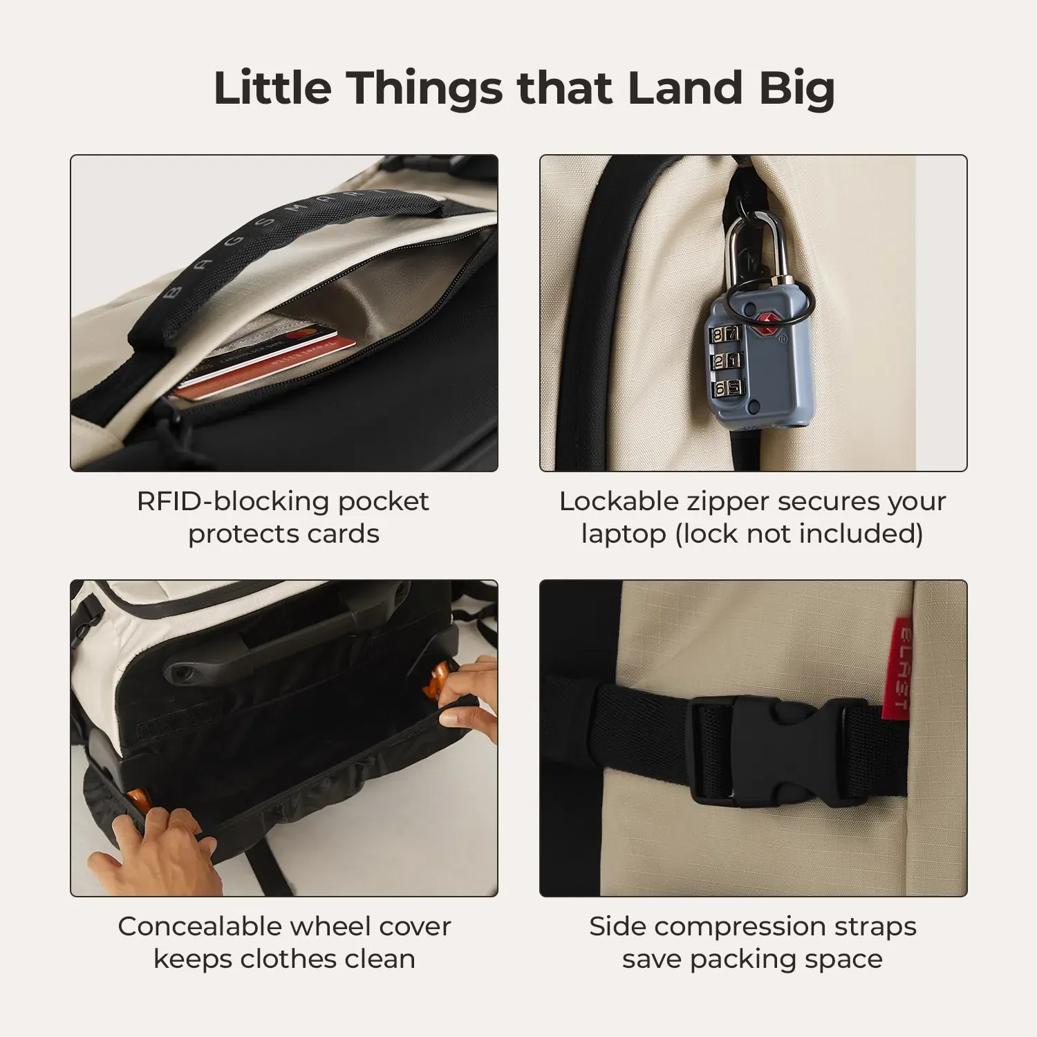 Blast 43L Rucksack mit Rollen - Image 11