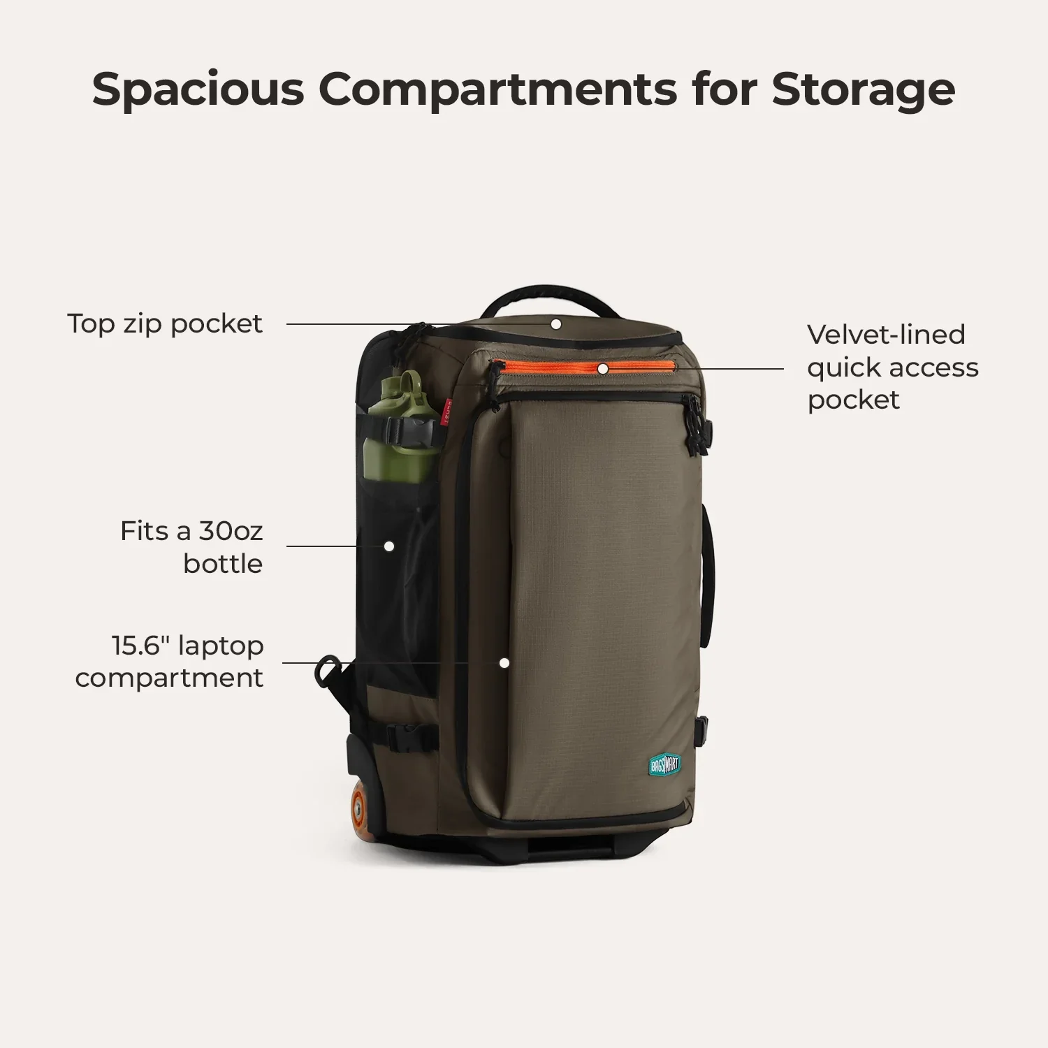 Blast 43L Rucksack mit Rollen - Image 26