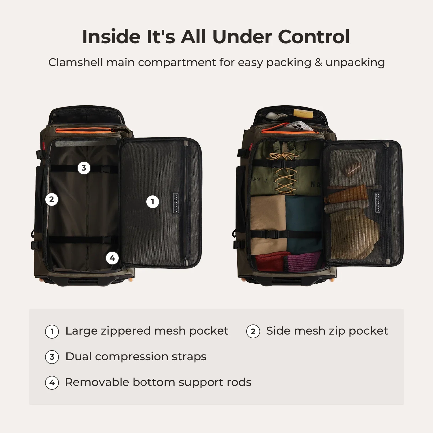 Blast 43L Rucksack mit Rollen - Image 27