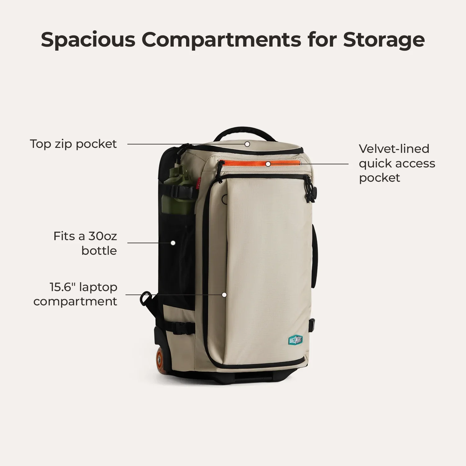 Blast 43L Rucksack mit Rollen - Image 5