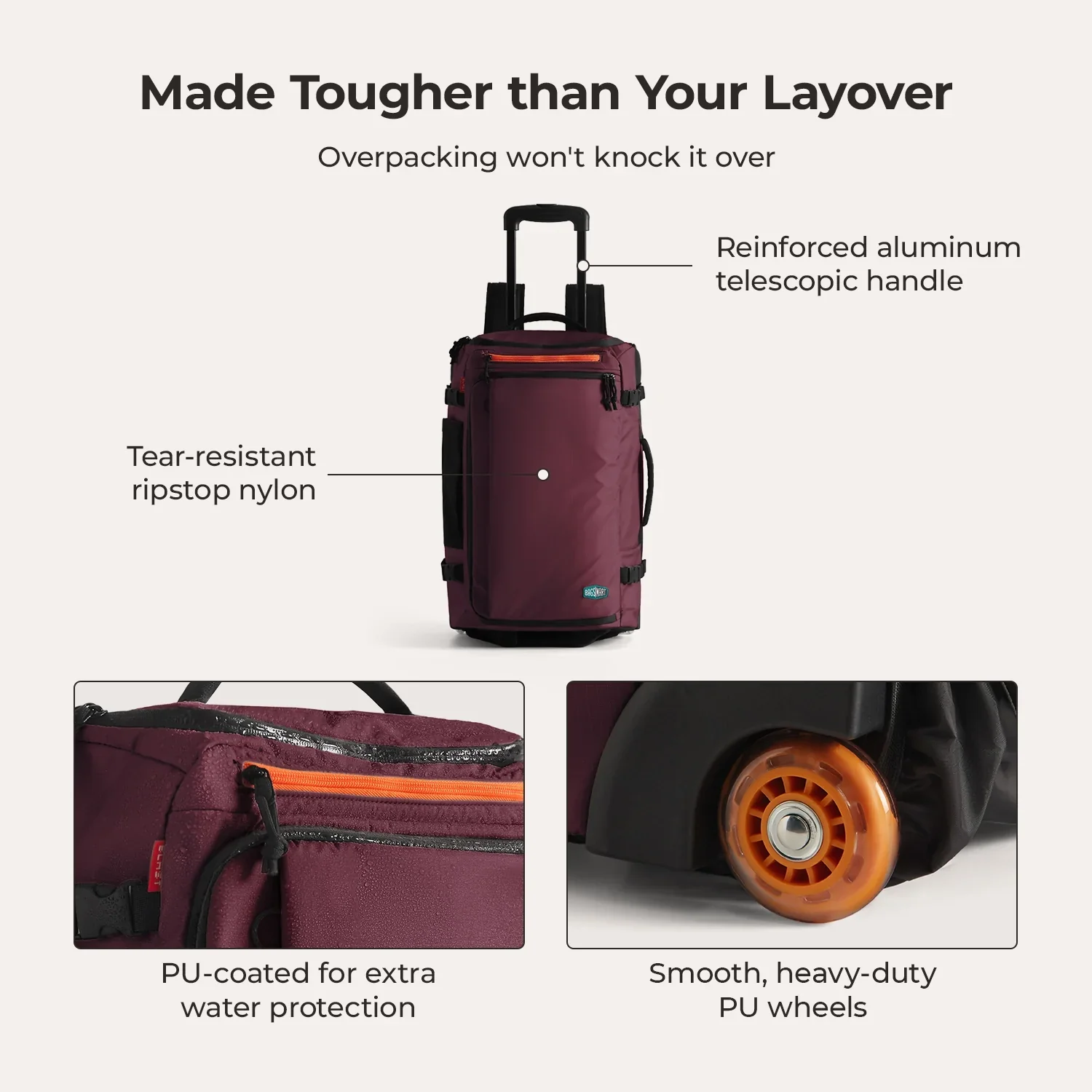 Blast 43L Rucksack mit Rollen - Image 73
