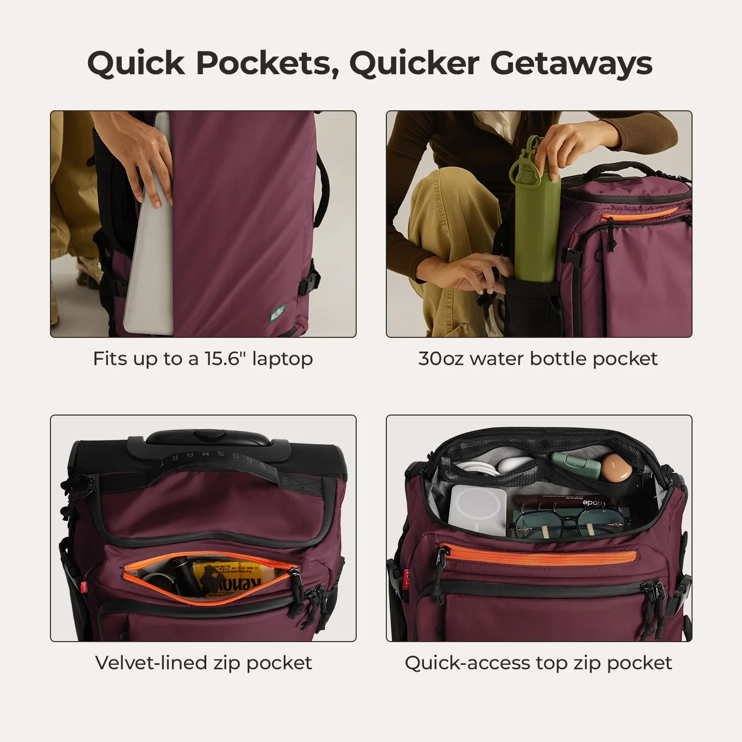 Blast 43L Rucksack mit Rollen - Image 75
