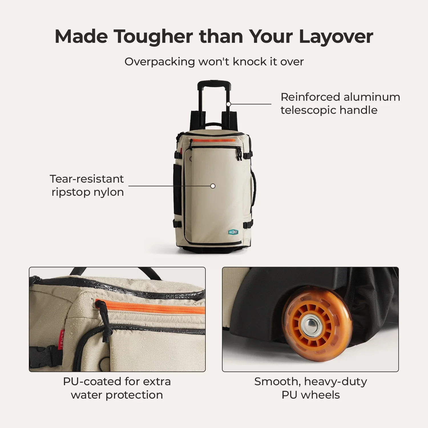 Blast 43L Rucksack mit Rollen - Image 9