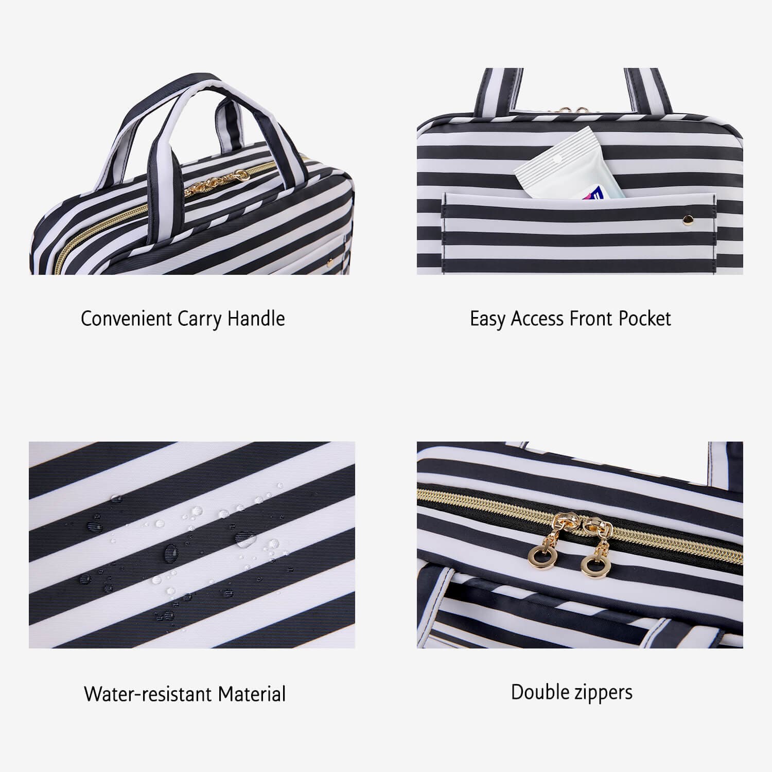 Bonchemin Stripes The Space Saver Toiletry Bag - Image 10