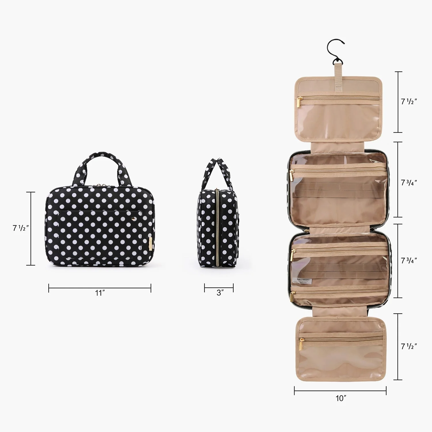 Bonchemin Stripes The Space Saver Toiletry Bag - Image 19