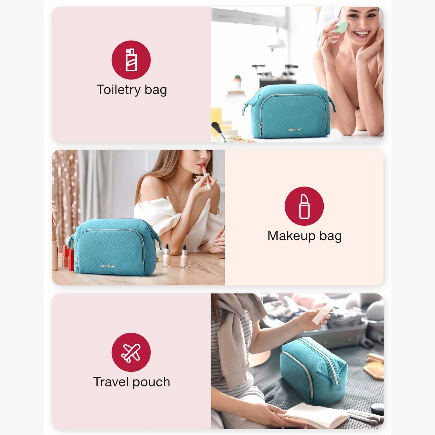Bonchemin Beauty Voyager Travel Makeup Bag - Image 20