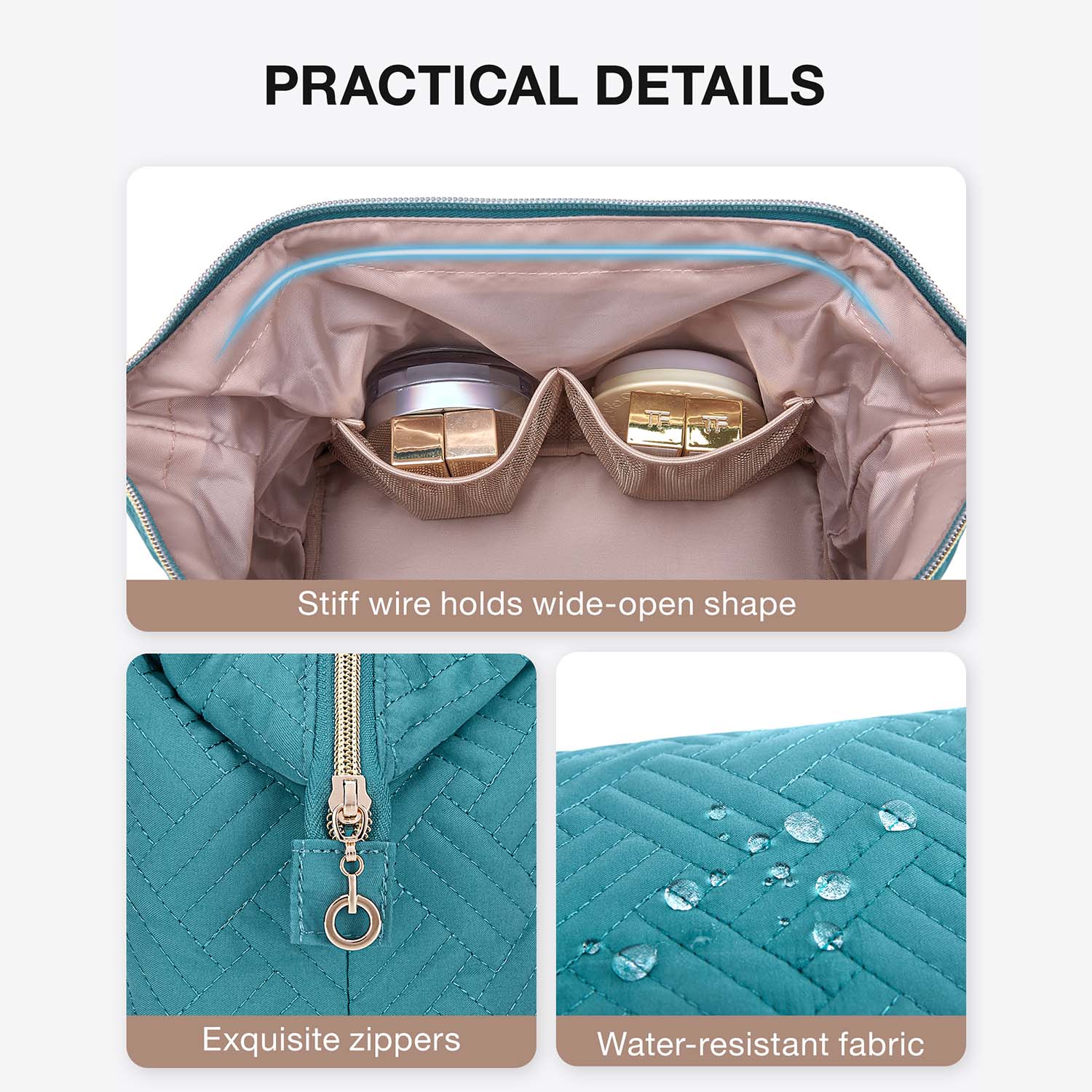 Bonchemin Beauty Voyager Travel Makeup Bag - Image 22