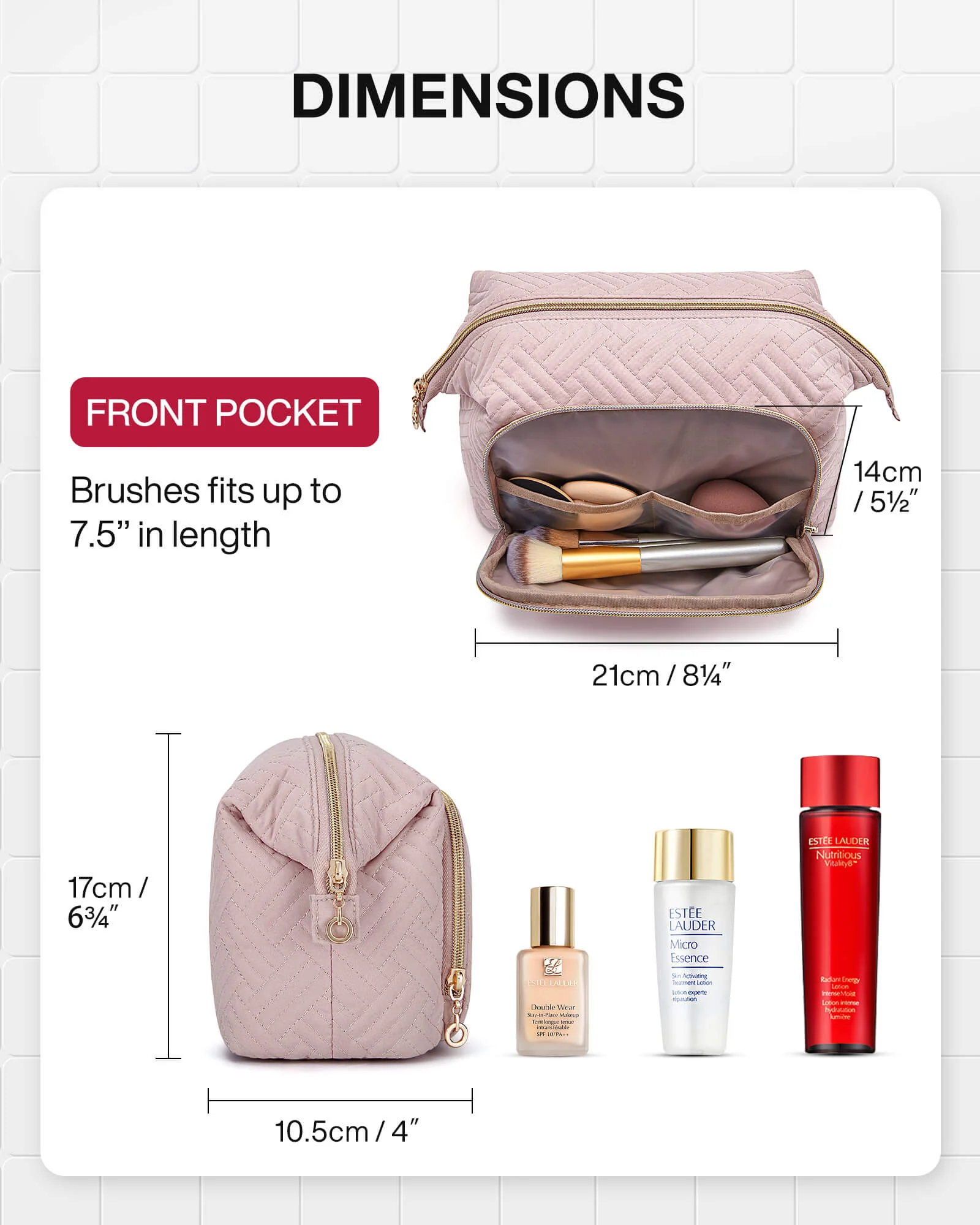 Bonchemin Beauty Voyager Travel Makeup Bag - Image 24