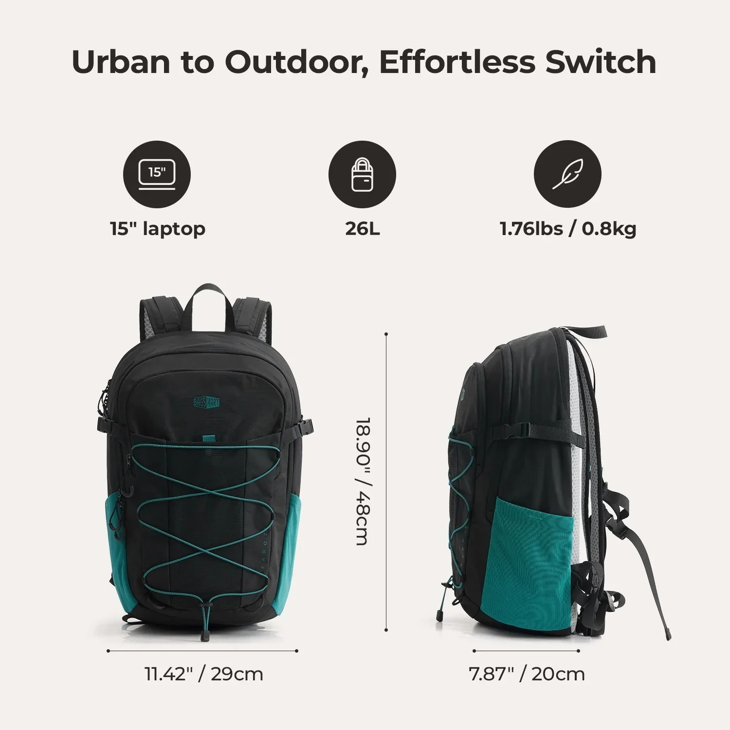 Faro Outdoor Rucksack 26 - Image 21