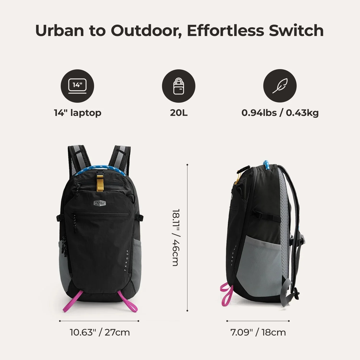 Faro Leichter Rucksack 0,4kg - Image 39