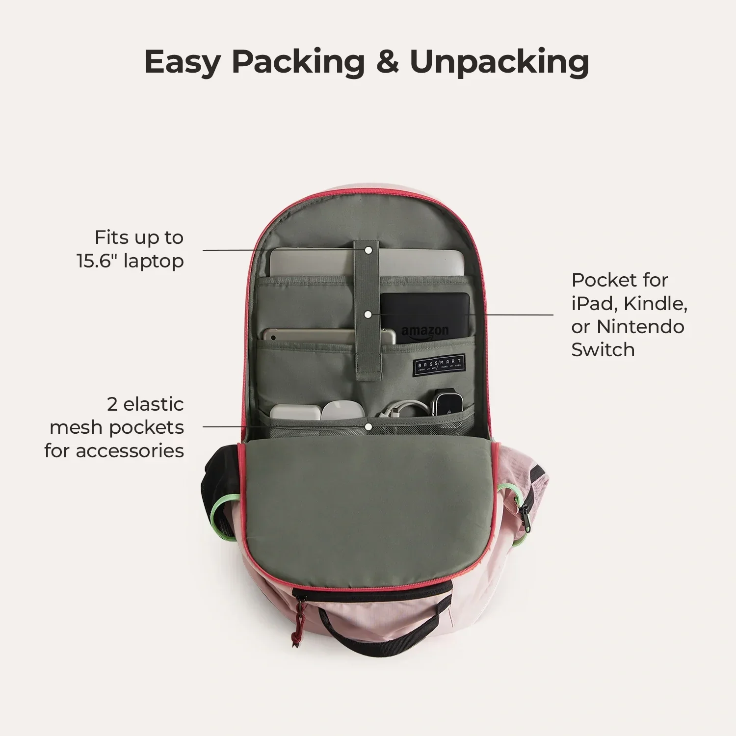 Focus Rucksack für 15.6" Laptop - Image 4