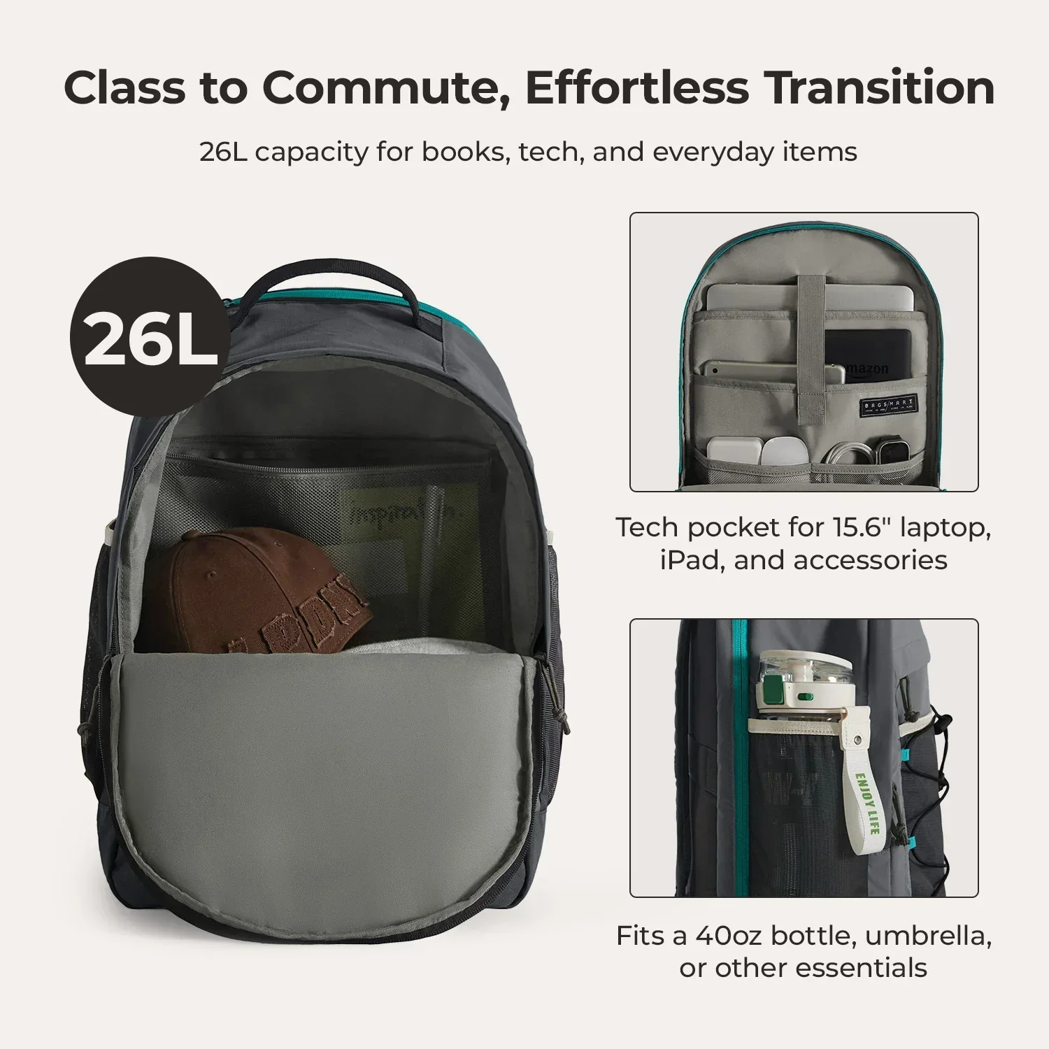 Focus Rucksack für 15.6" Laptop - Image 48