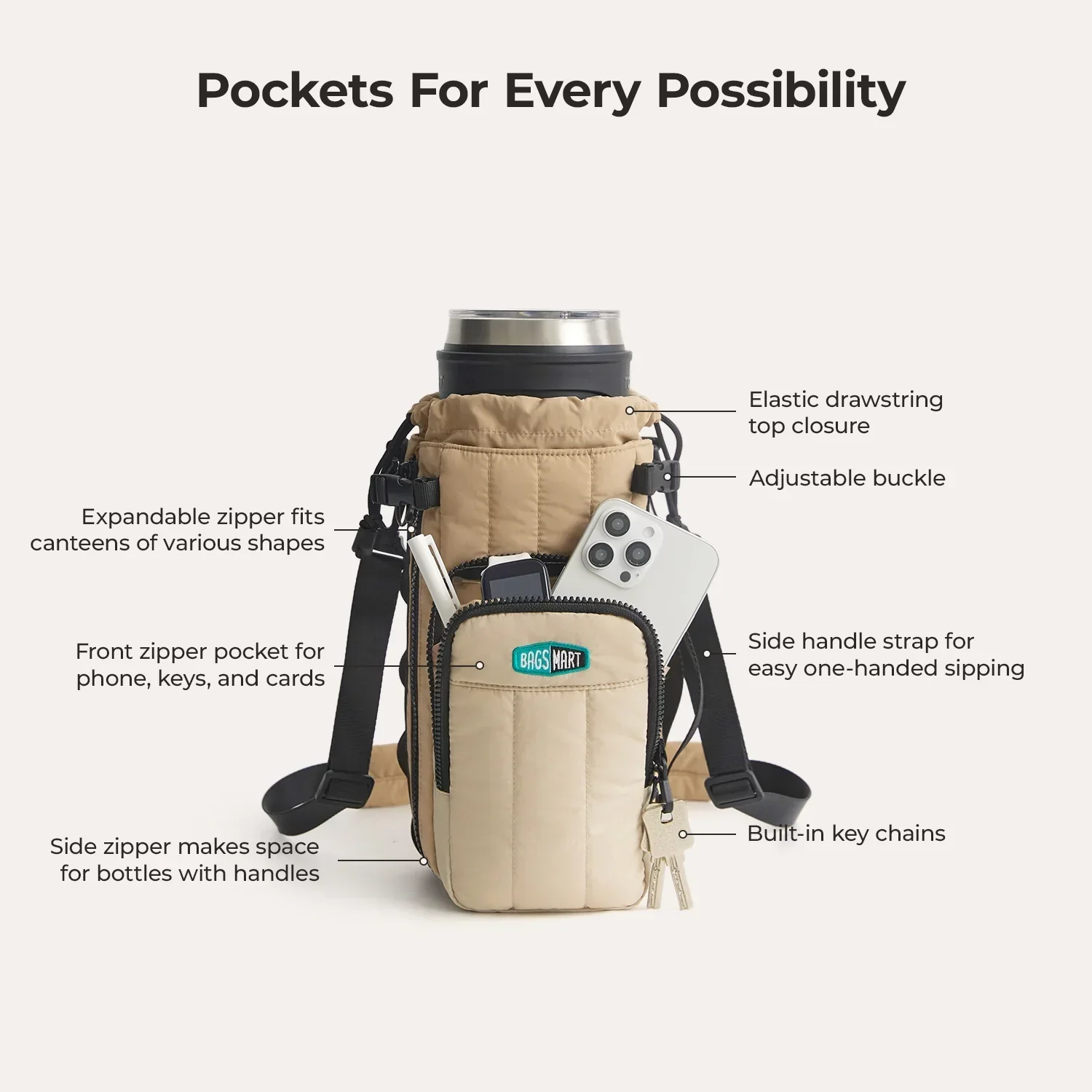 (FREE GIFT) Paz Water Bottle Sling - Image 33
