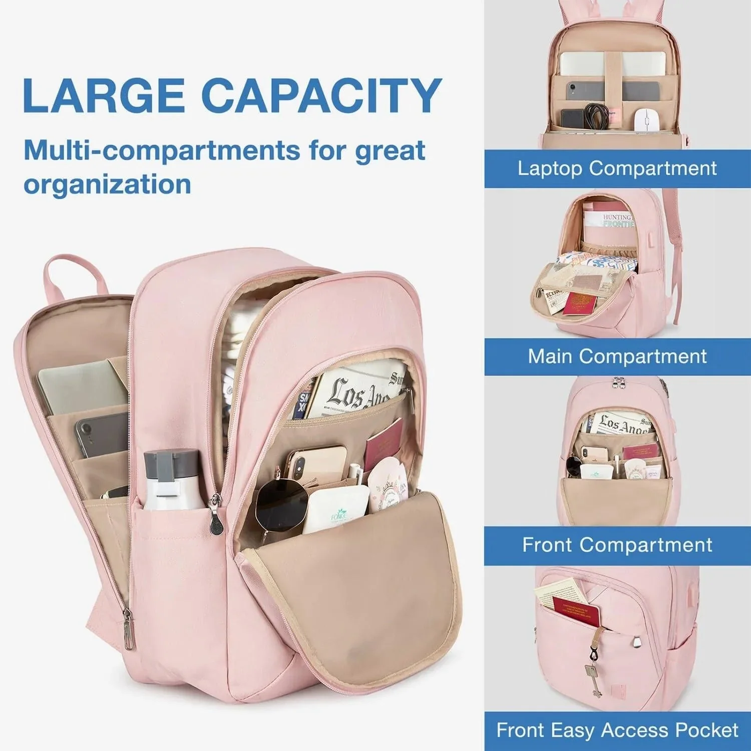 Horatio Laptop Backpacks for Women - Image 18