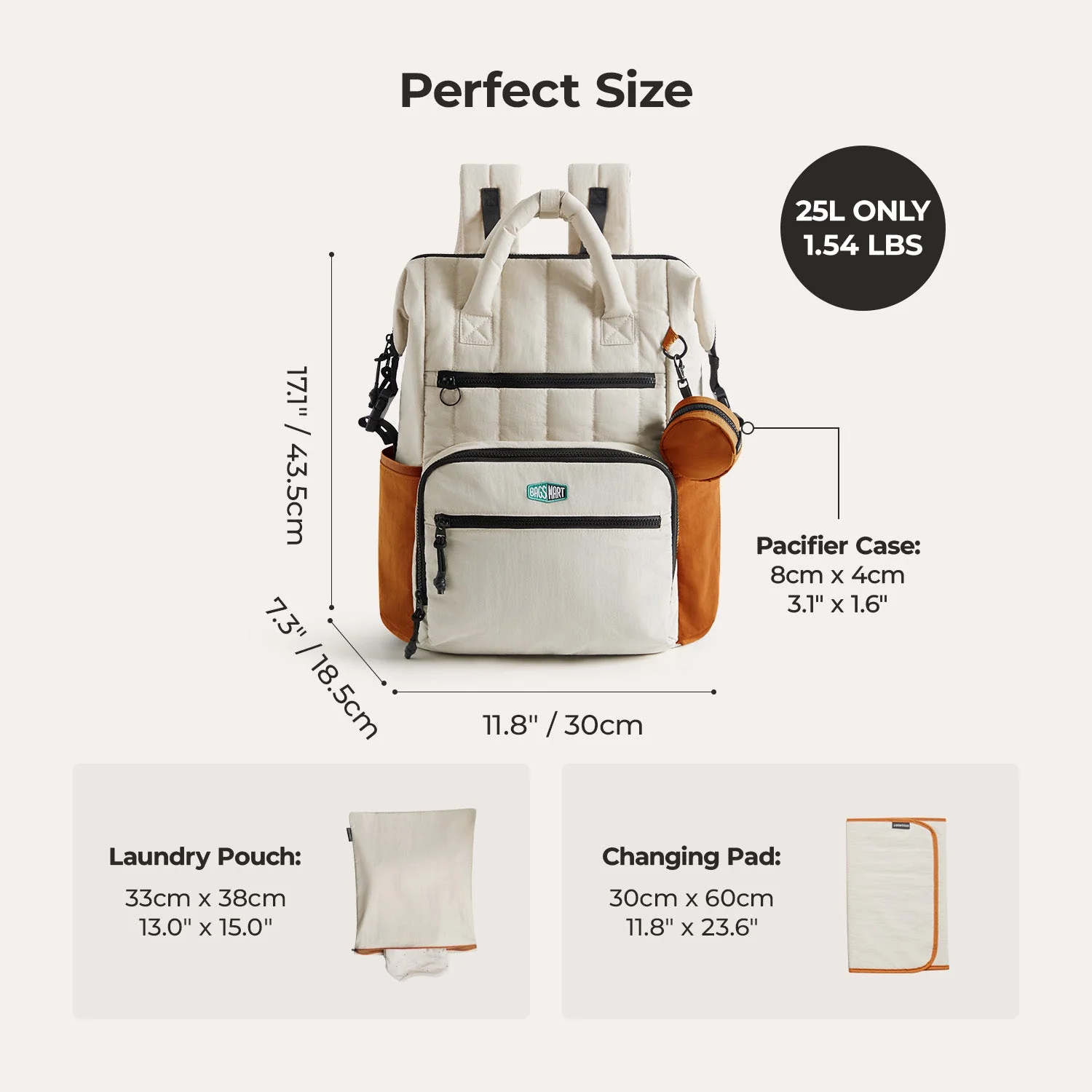 Paz 25L Diaper Backpack - Image 24