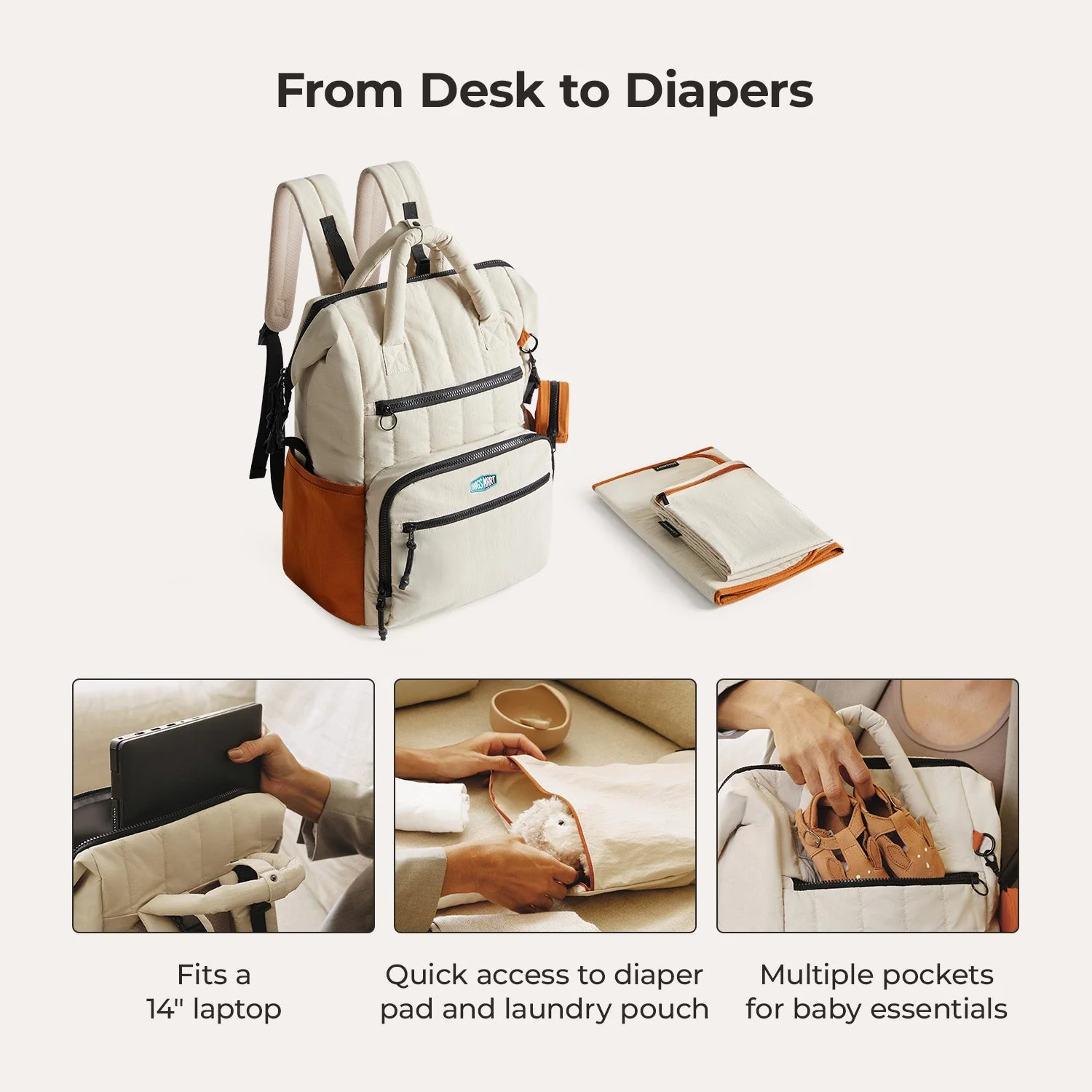 Paz 25L Diaper Backpack - Image 26