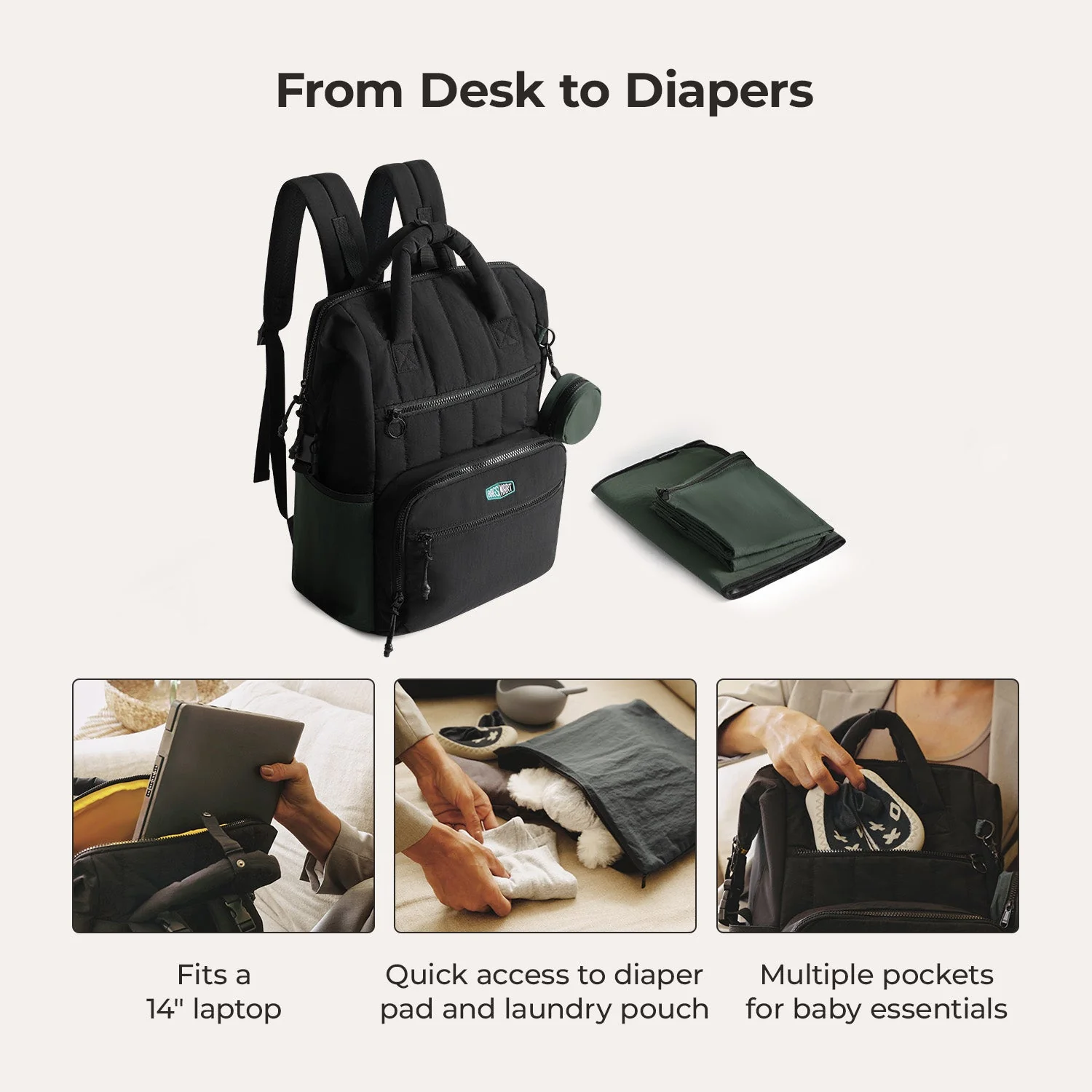 Paz 25L Diaper Backpack - Image 50