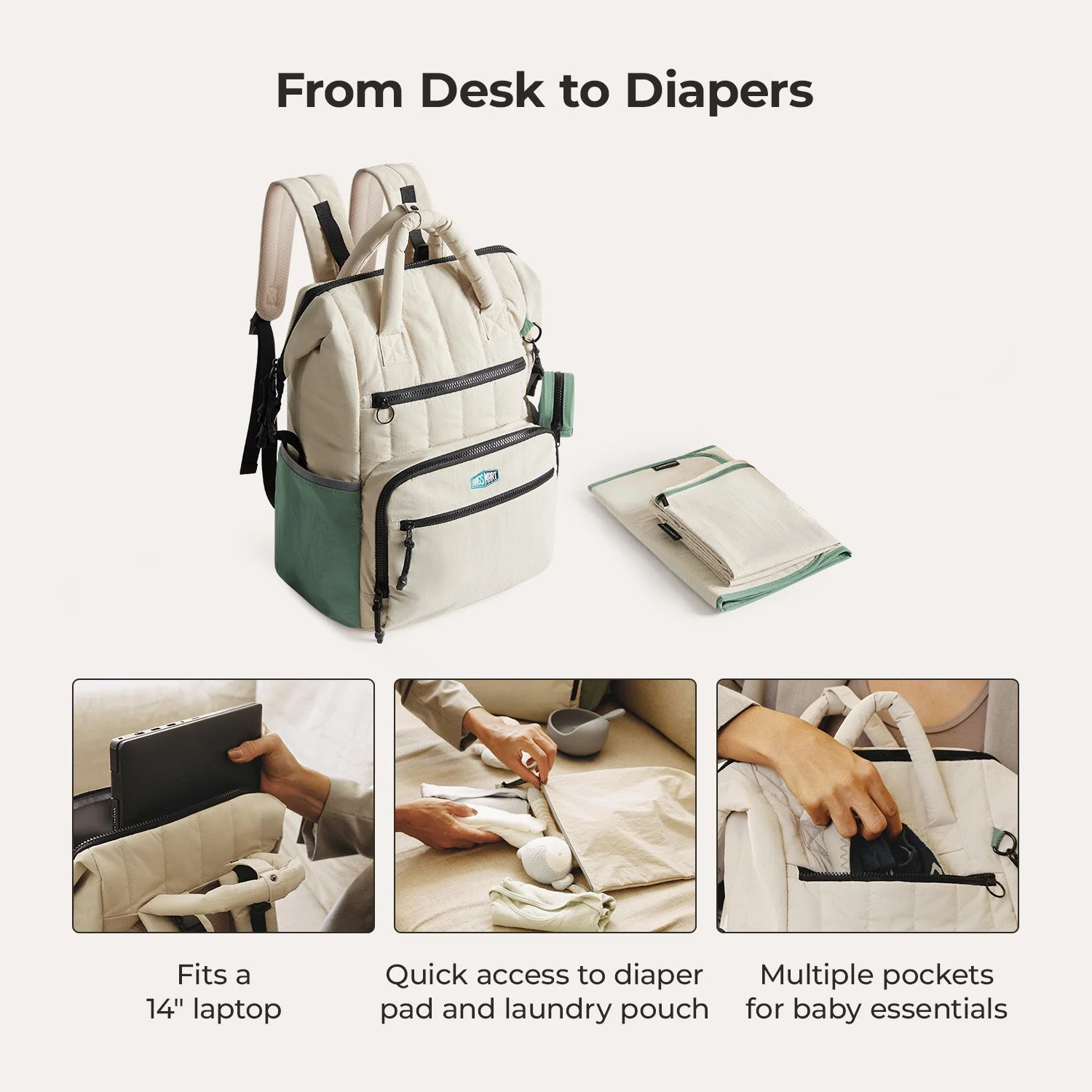 Paz 25L Diaper Backpack - Image 6