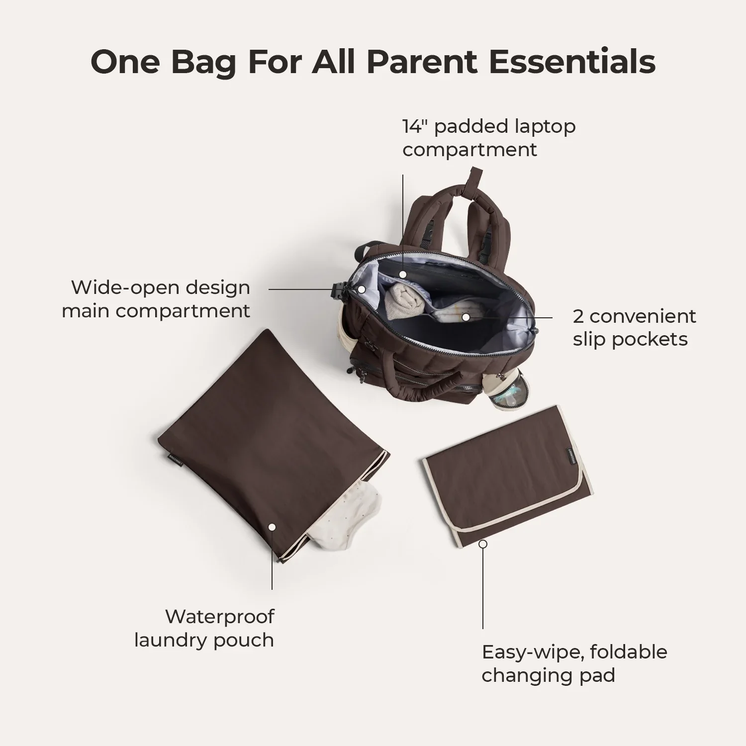 Paz 25L Diaper Backpack - Image 80