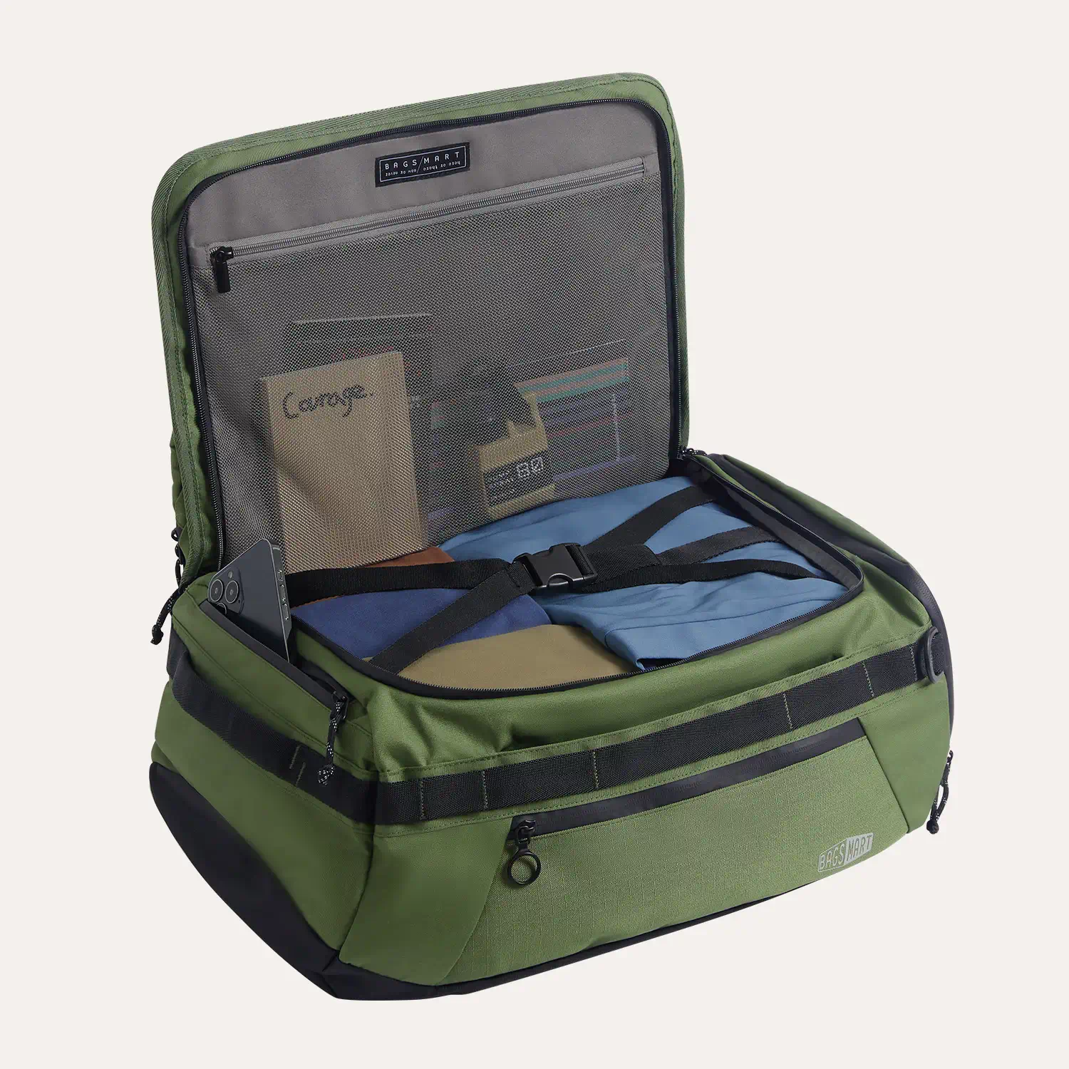 Paz 43L Carry On Travel Duffle Backpack - Image 21