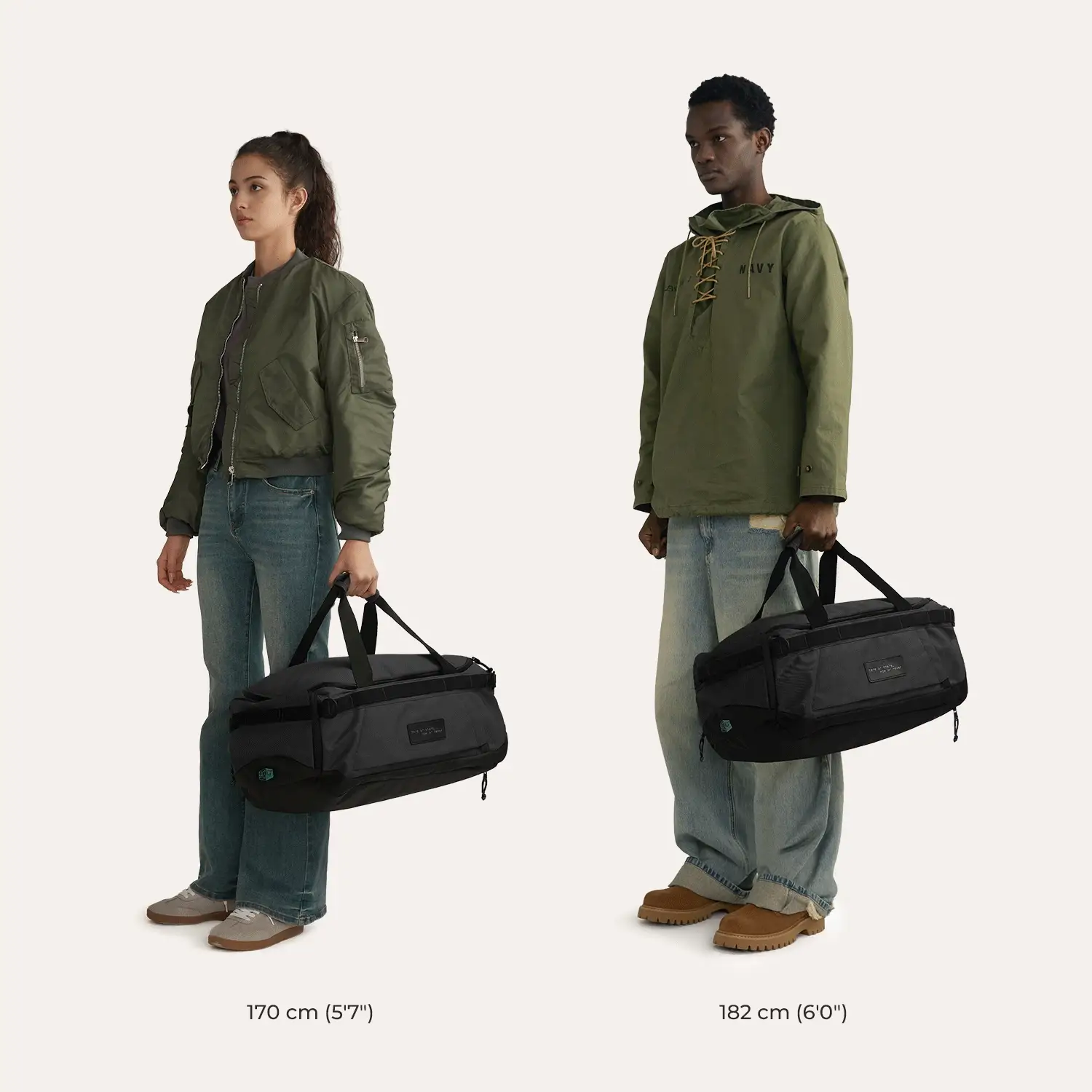 Paz 43L Carry On Travel Duffle Backpack - Image 26