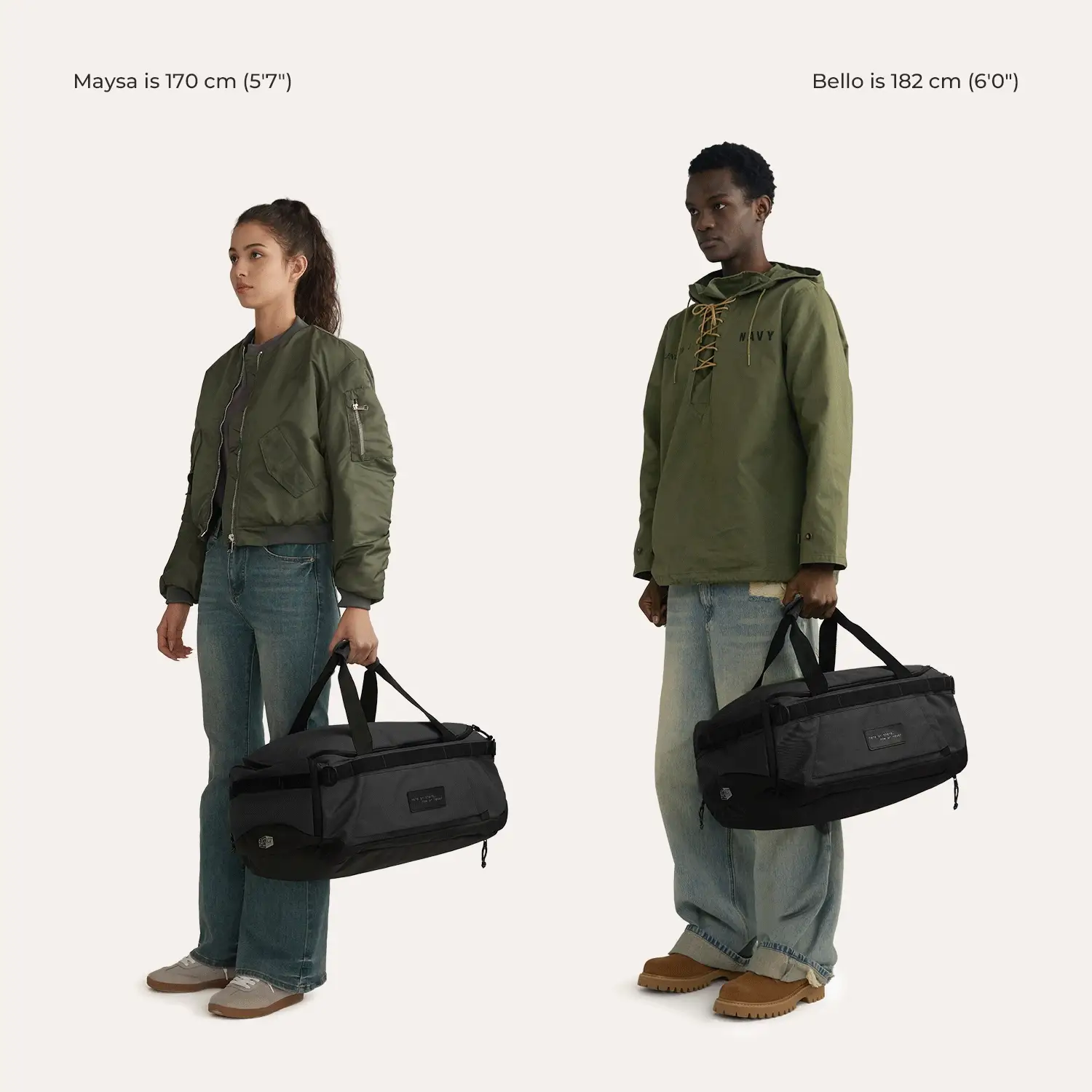 Paz 43L Carry On Travel Duffle Backpack - Image 29