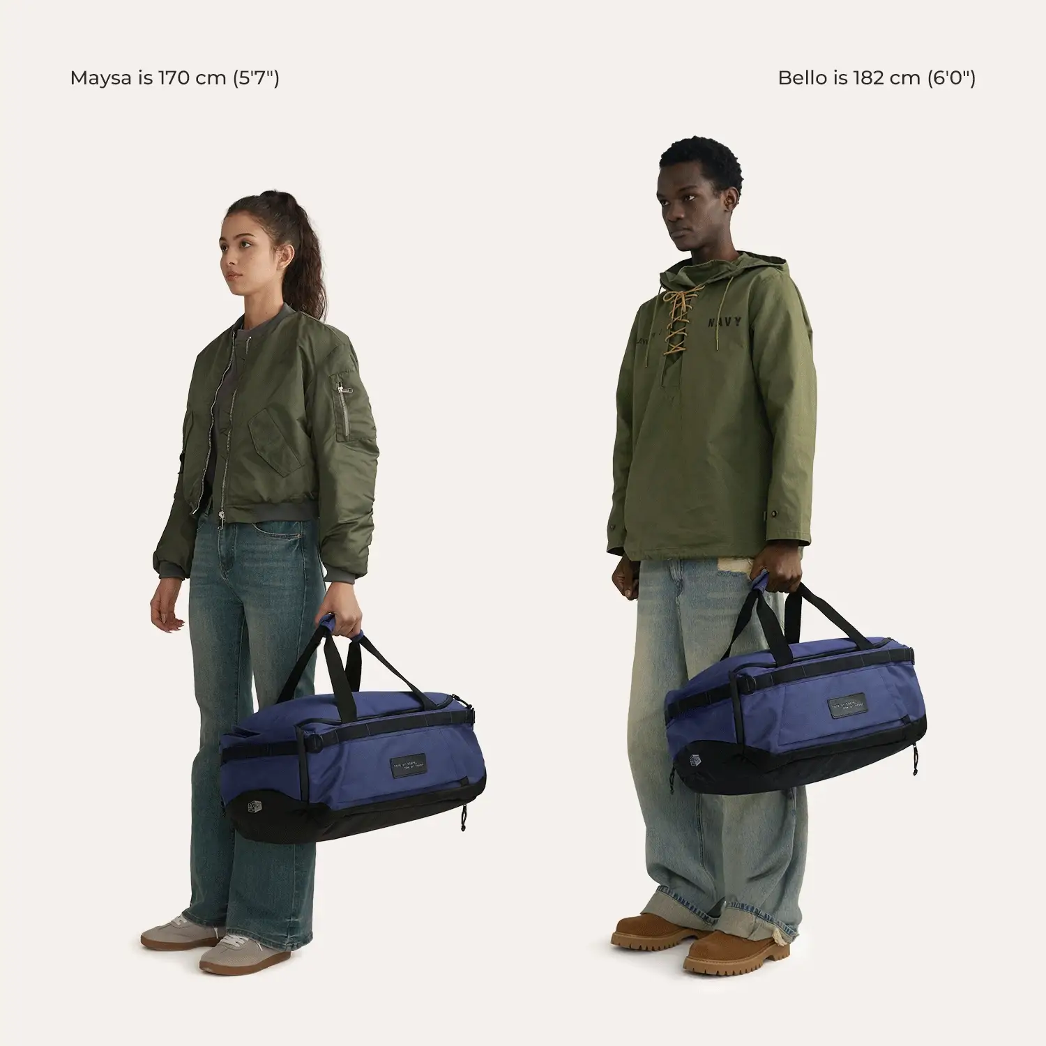 Paz 43L Carry On Travel Duffle Backpack - Image 55
