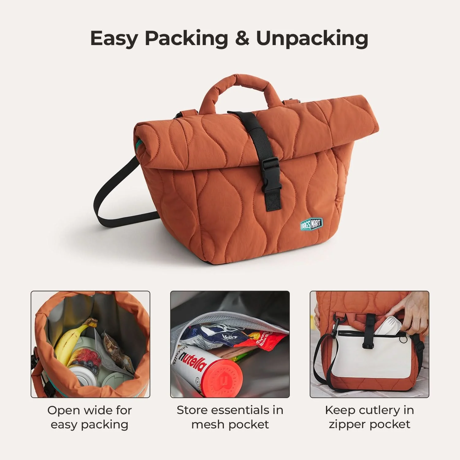 Paz Rolltop-Lunchtasche - Image 20