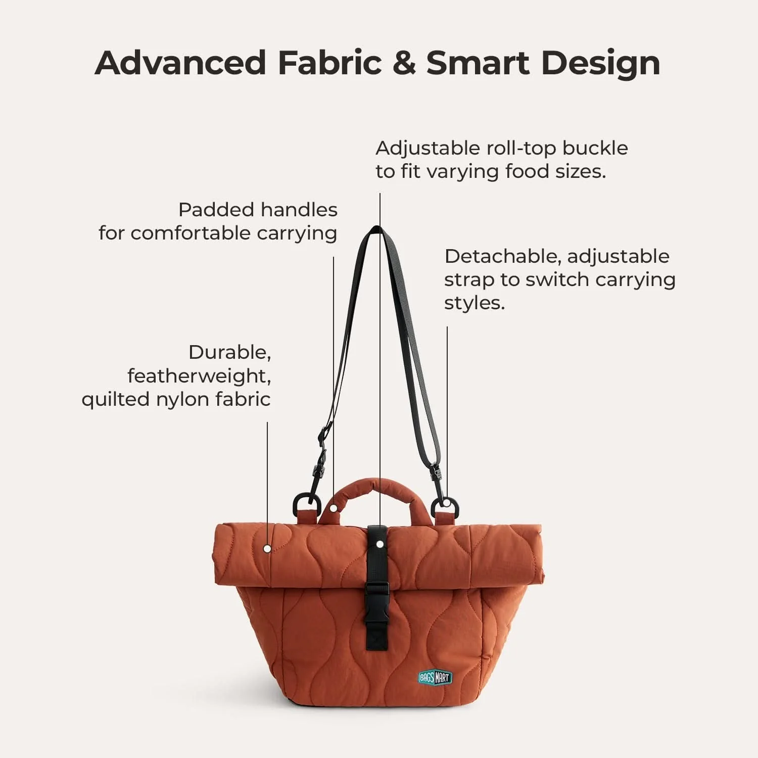 Paz Rolltop-Lunchtasche - Image 22
