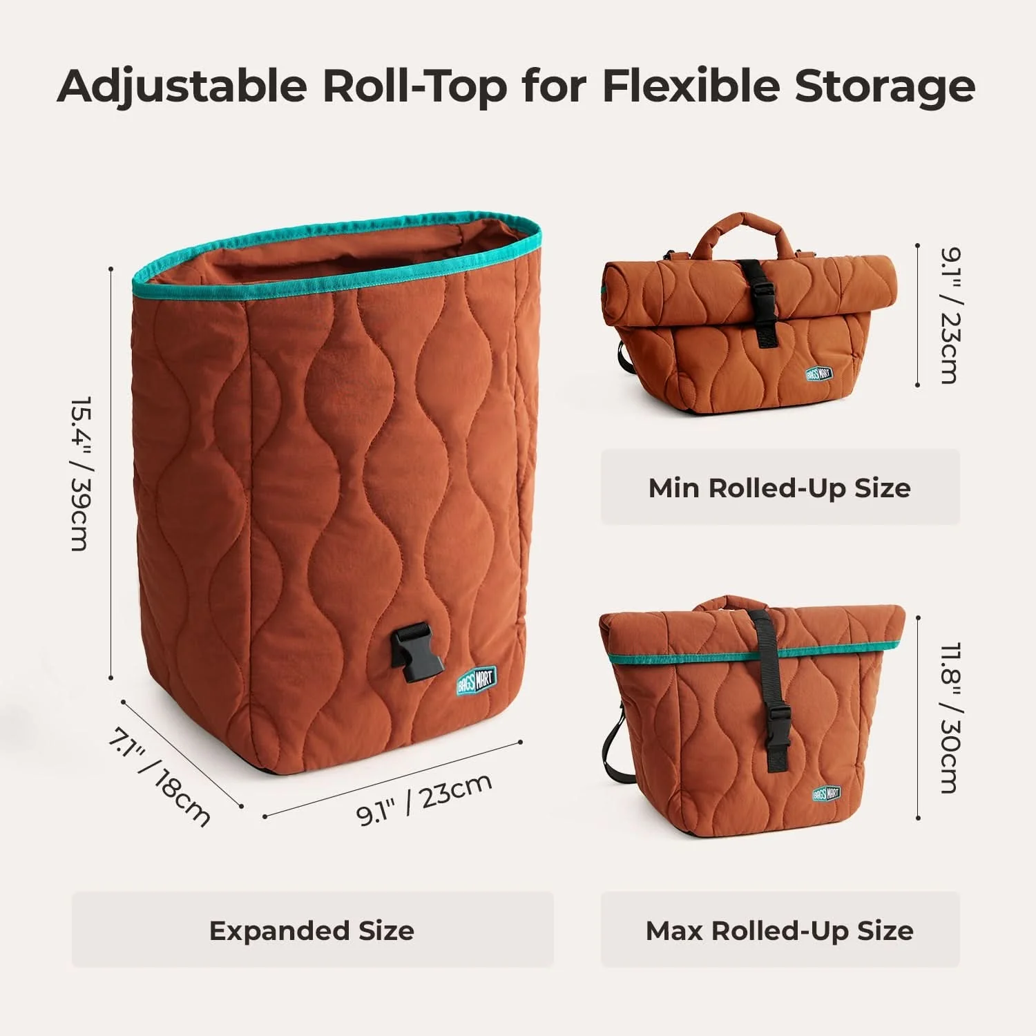 Paz Rolltop-Lunchtasche - Image 24