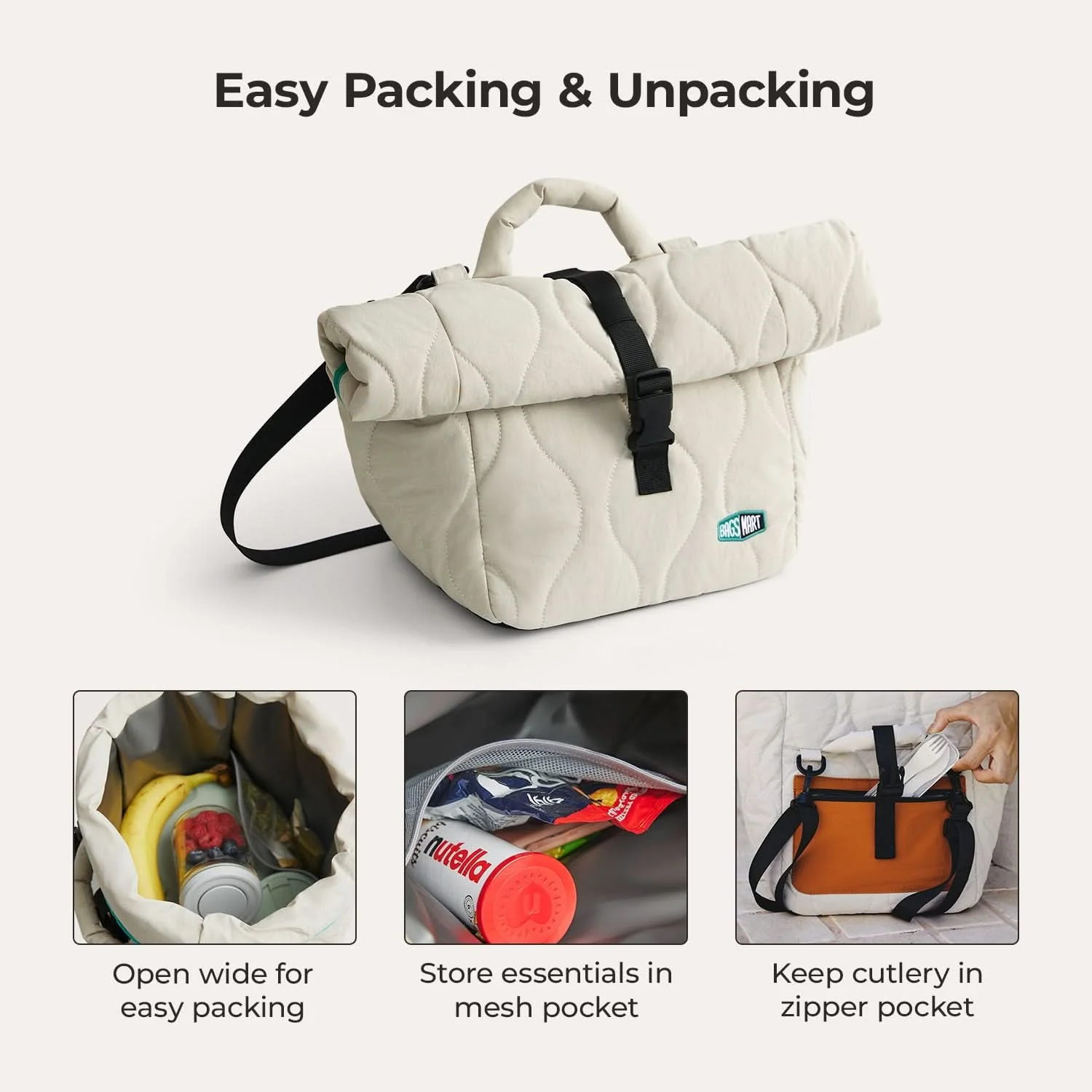 Paz Rolltop-Lunchtasche - Image 3