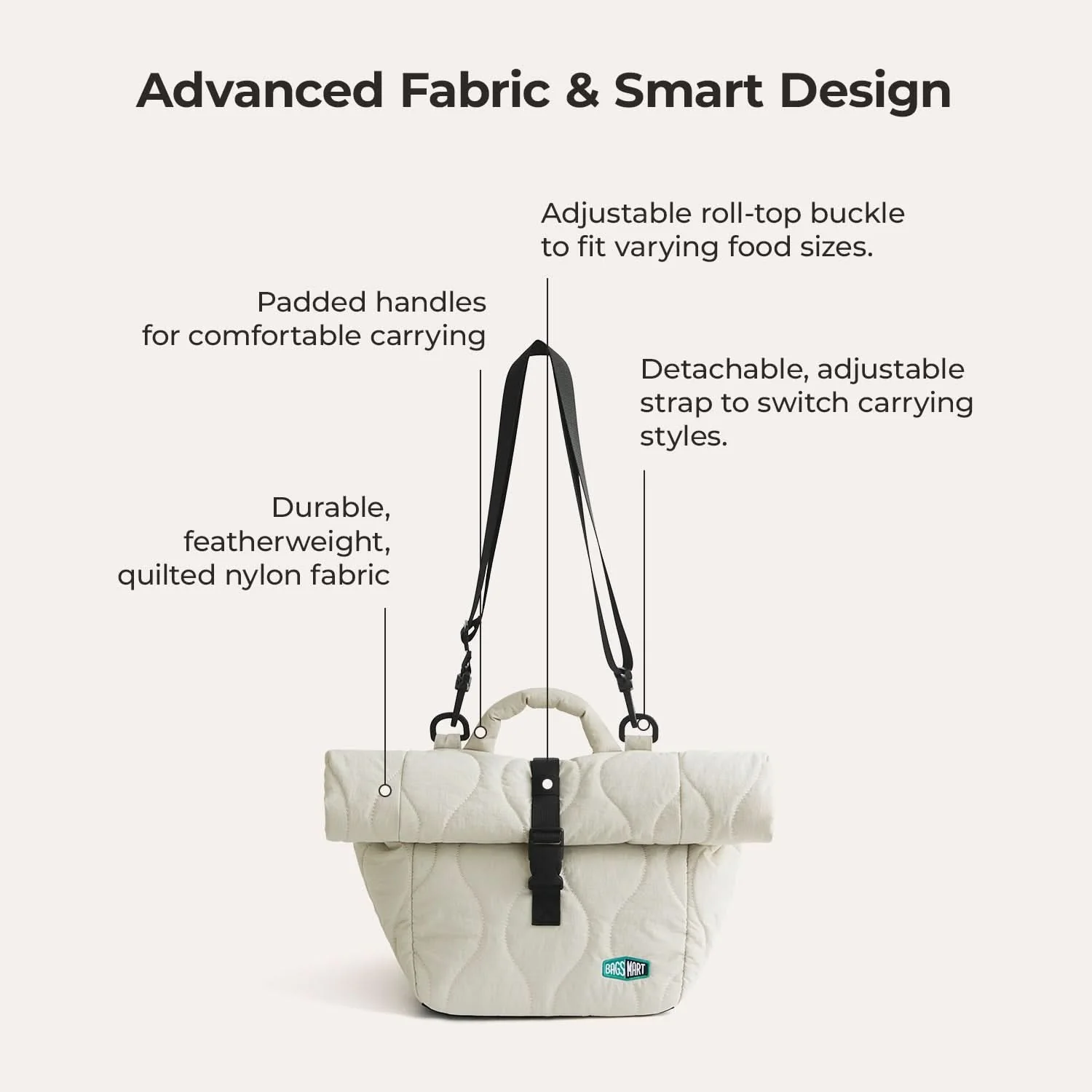 Paz Rolltop-Lunchtasche - Image 5