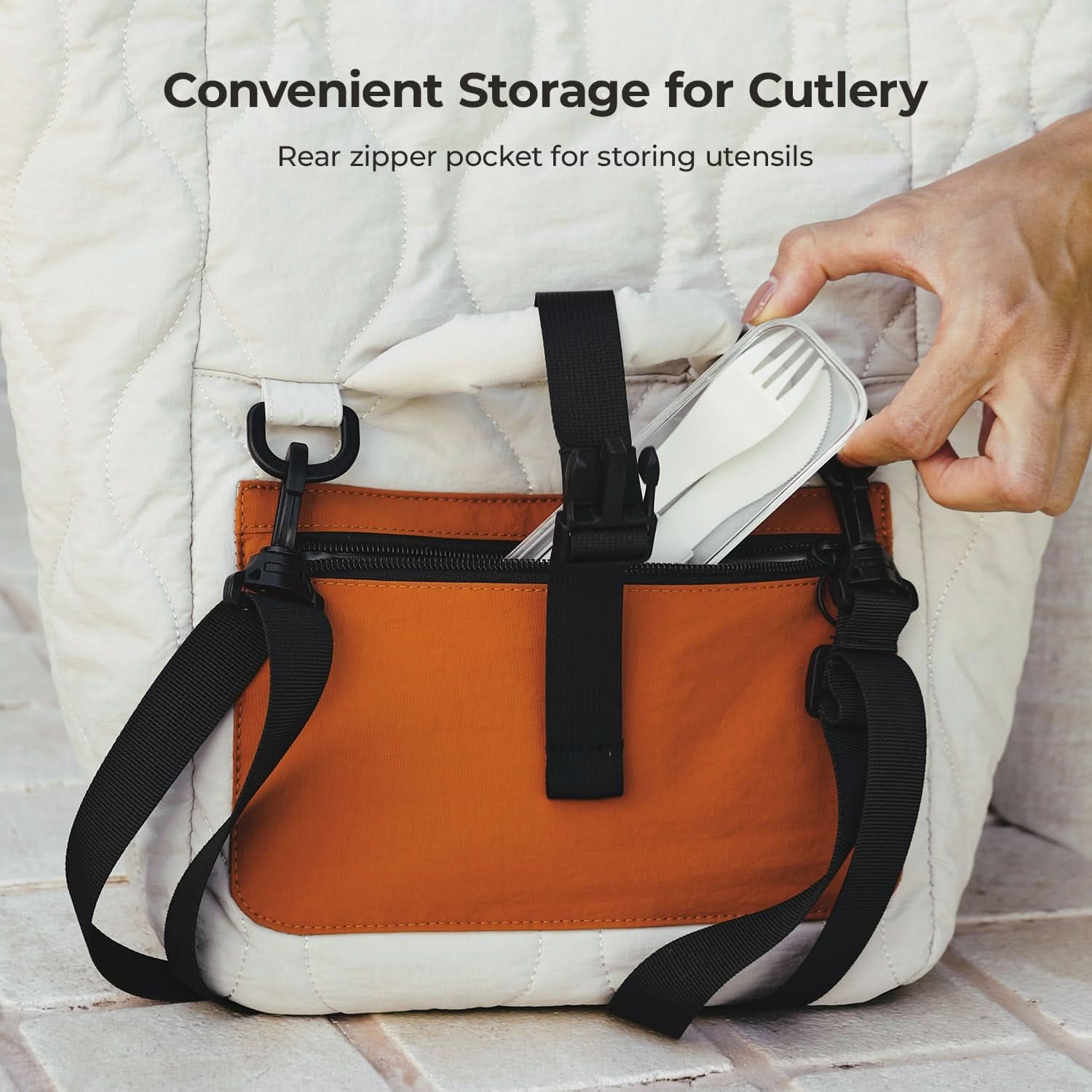 Paz Rolltop-Lunchtasche - Image 7