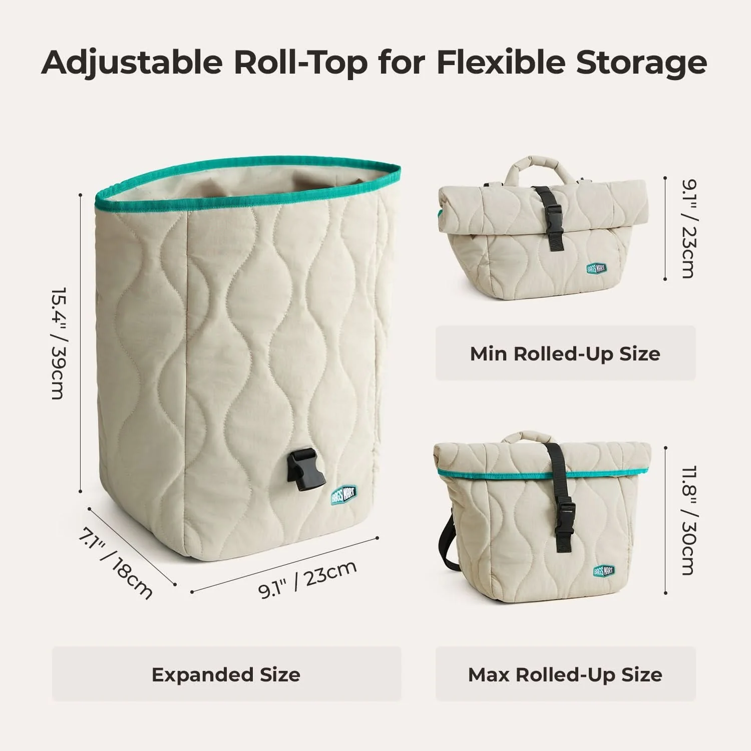 Paz Rolltop-Lunchtasche - Image 8