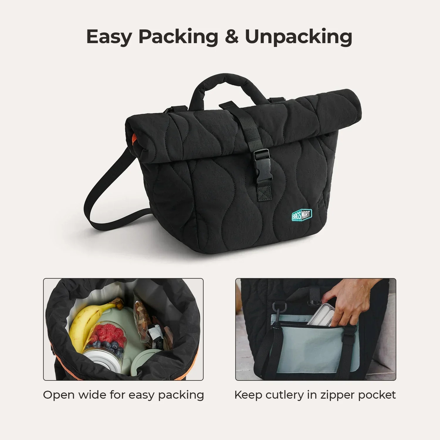 (Free Gift)Paz Roll Top Lunch Bag - Image 18