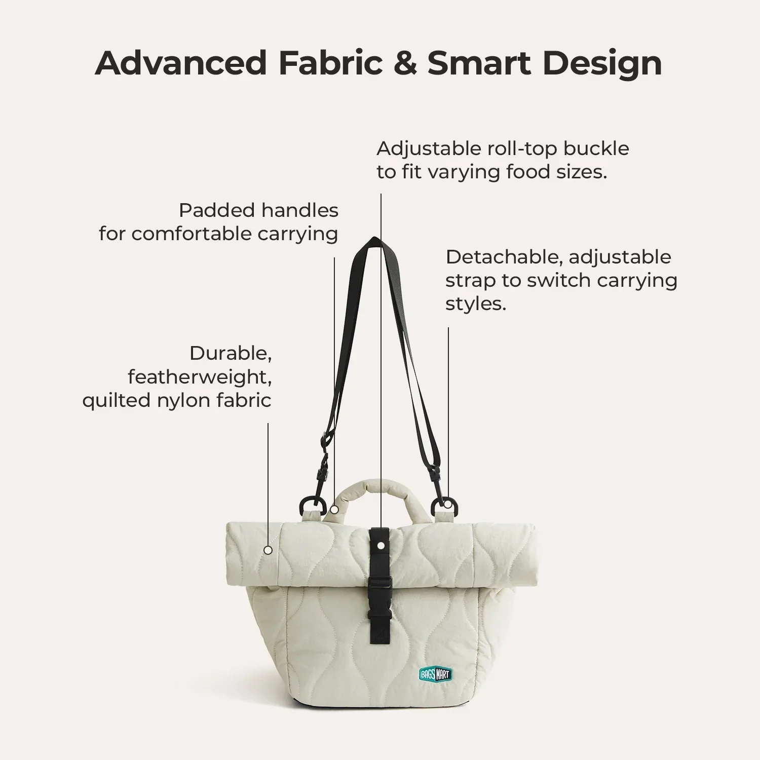 (Free Gift)Paz Roll Top Lunch Bag - Image 35