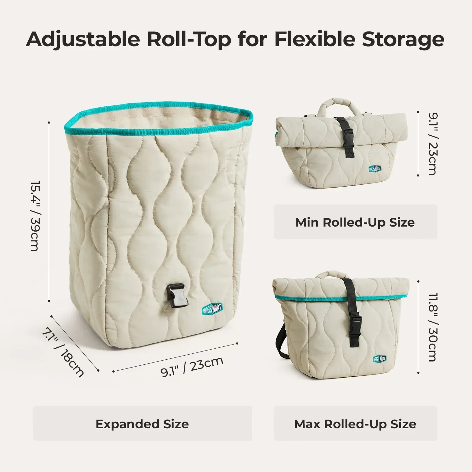 (Free Gift)Paz Roll Top Lunch Bag - Image 36