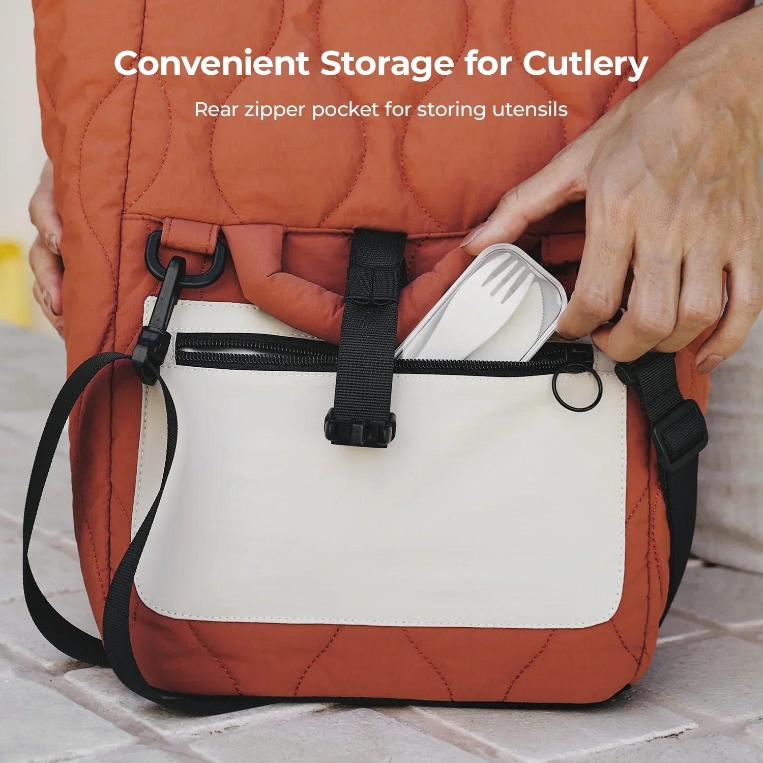 (Free Gift)Paz Roll Top Lunch Bag - Image 7