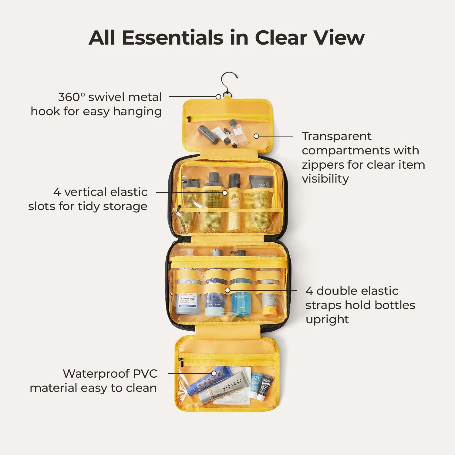 Paz Hanging Toiletry Bag - Image 29