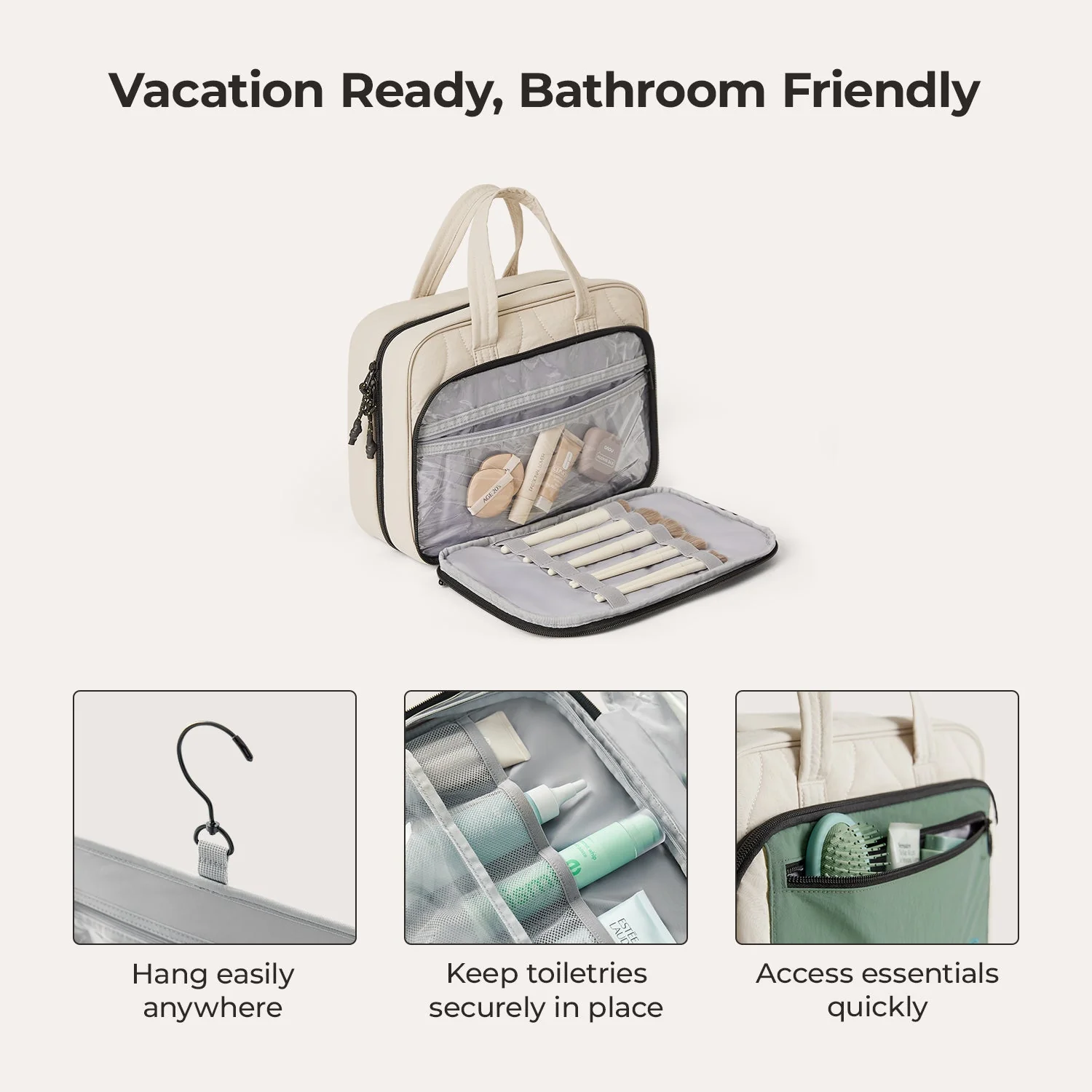 Paz Hanging Toiletry Bag - Image 6