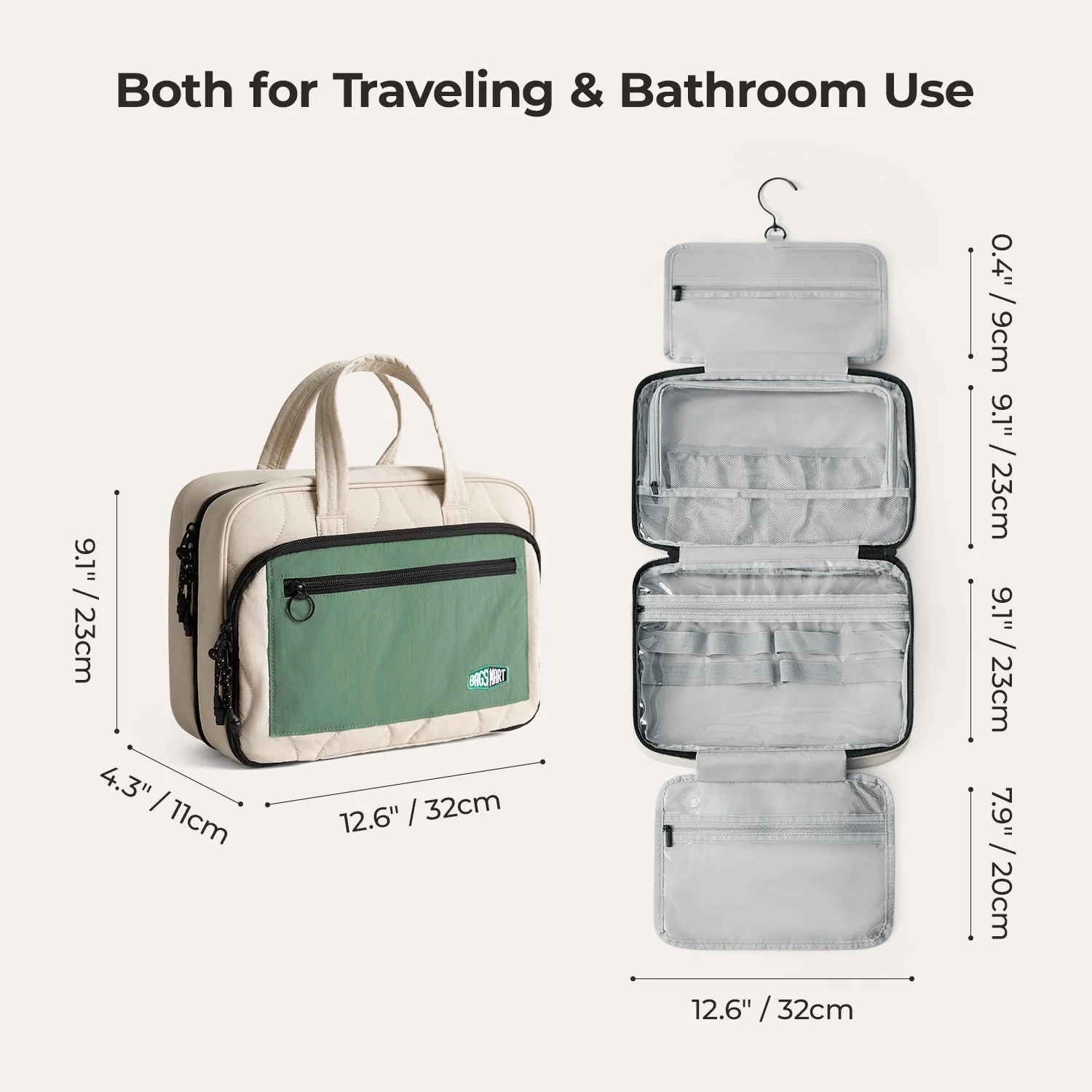 Paz Hanging Toiletry Bag - Image 7