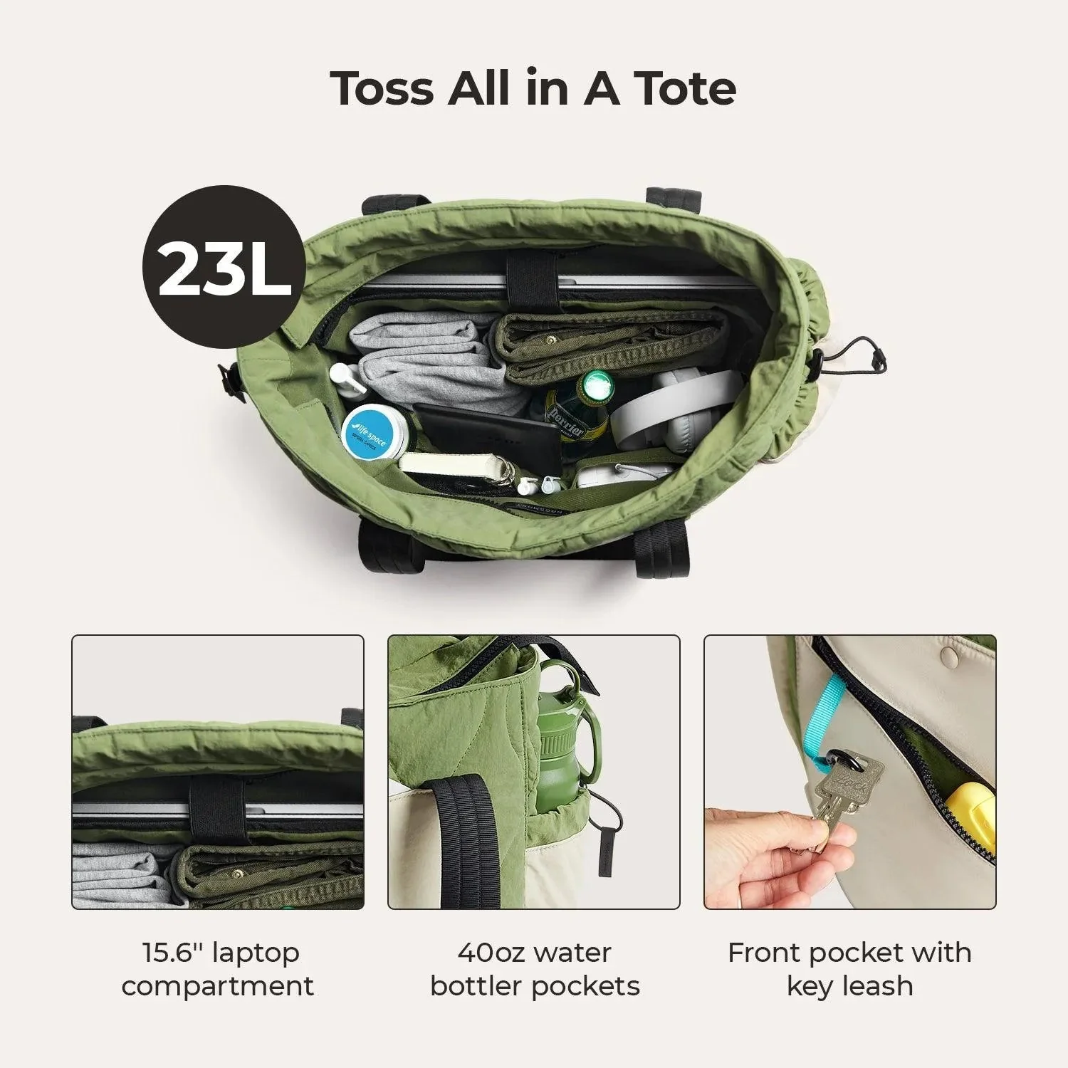 Paz 23L Tote - Image 4