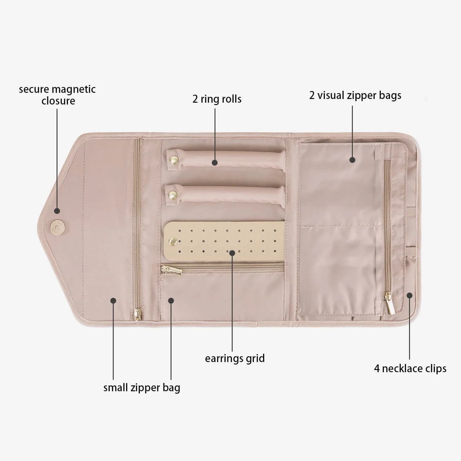 Peri Folding Jewelry Organizer - Image 16