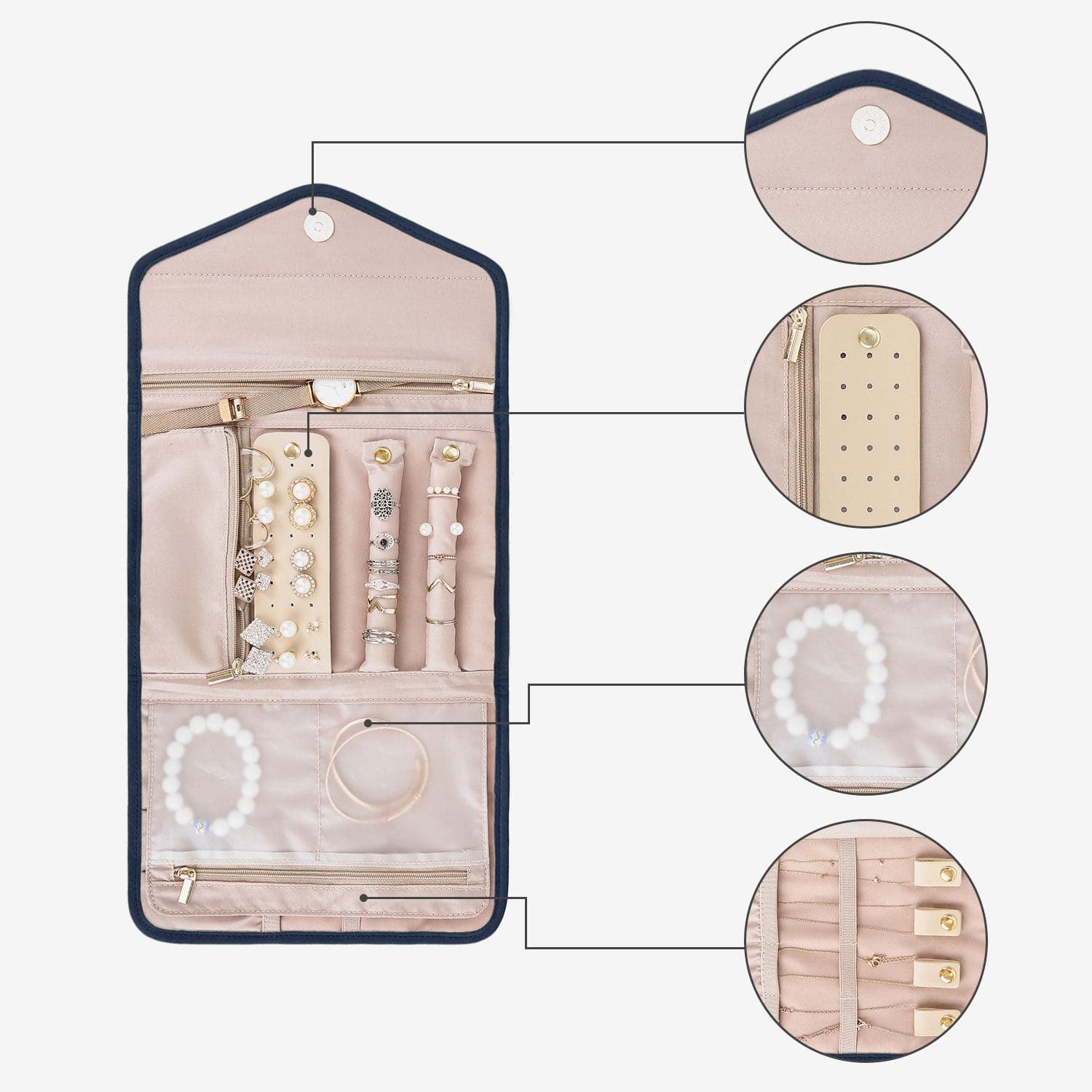 Peri Folding Jewelry Organizer - Image 24